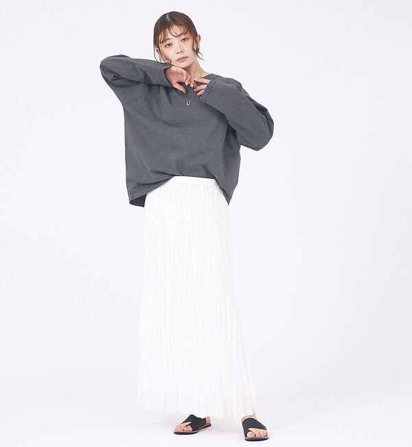 abahouse mavie「【バックロゴ】ラグランプルオーバー」|Tシャツ・カットソー|