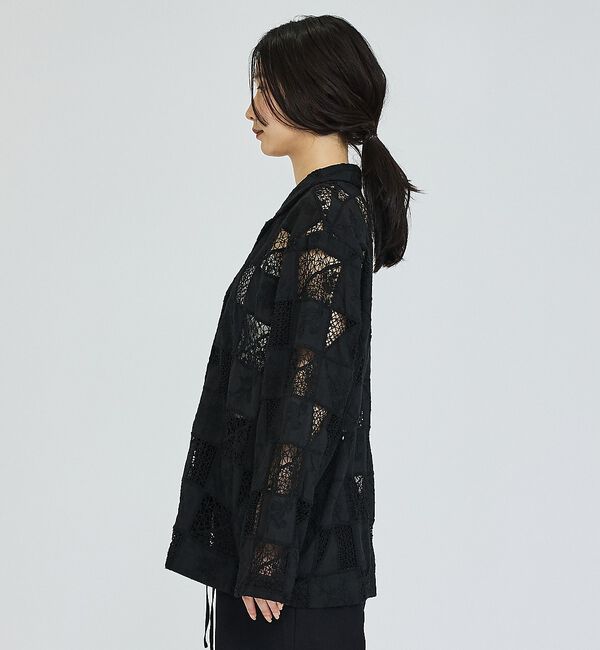 abahouse mavie「【セットアップ対応】刺繍レースジャケット」|その他|