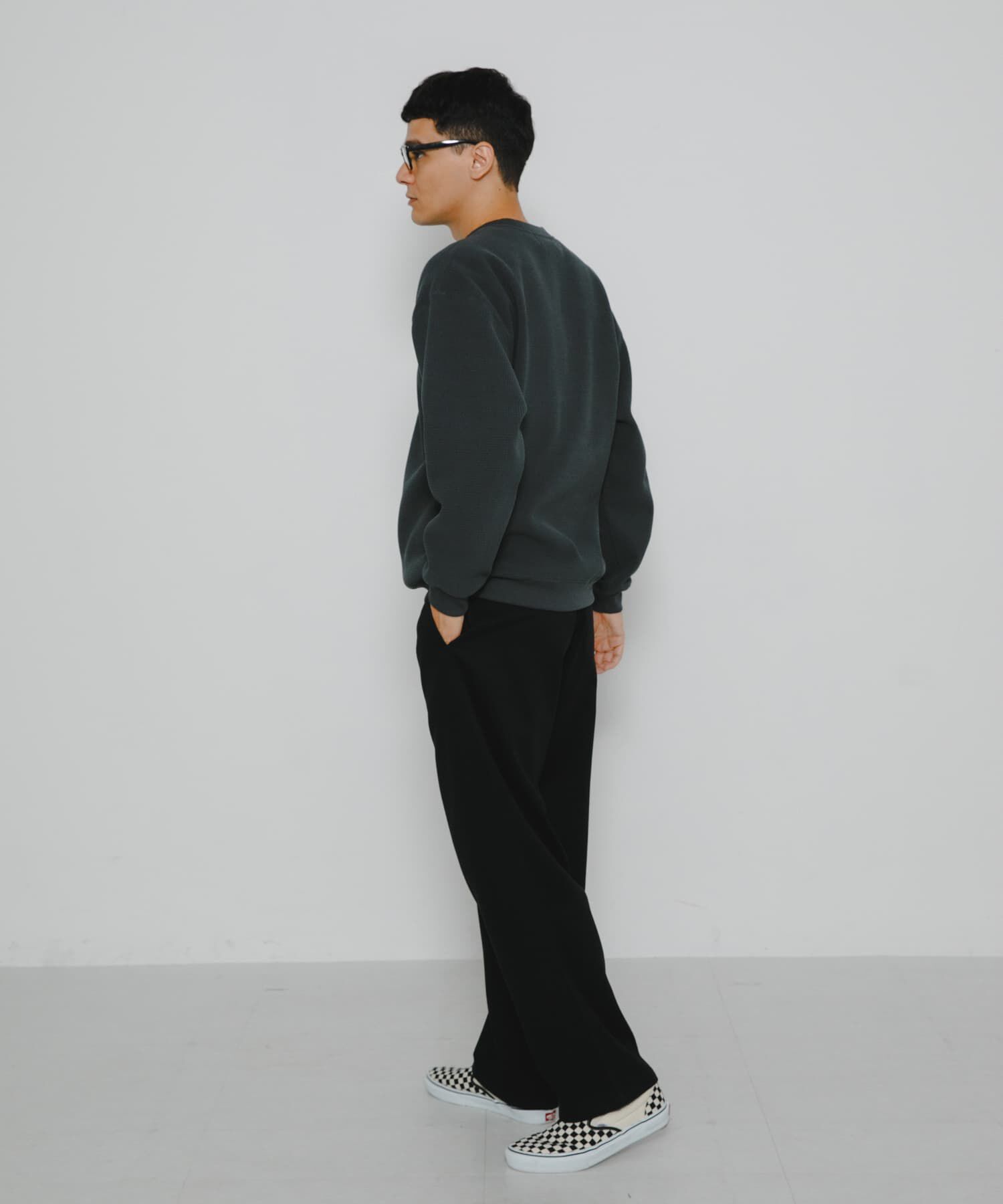 Sonny Label 「裏起毛ワッフルリラックスフィットプルオーバー」|Tシャツ・カットソー|