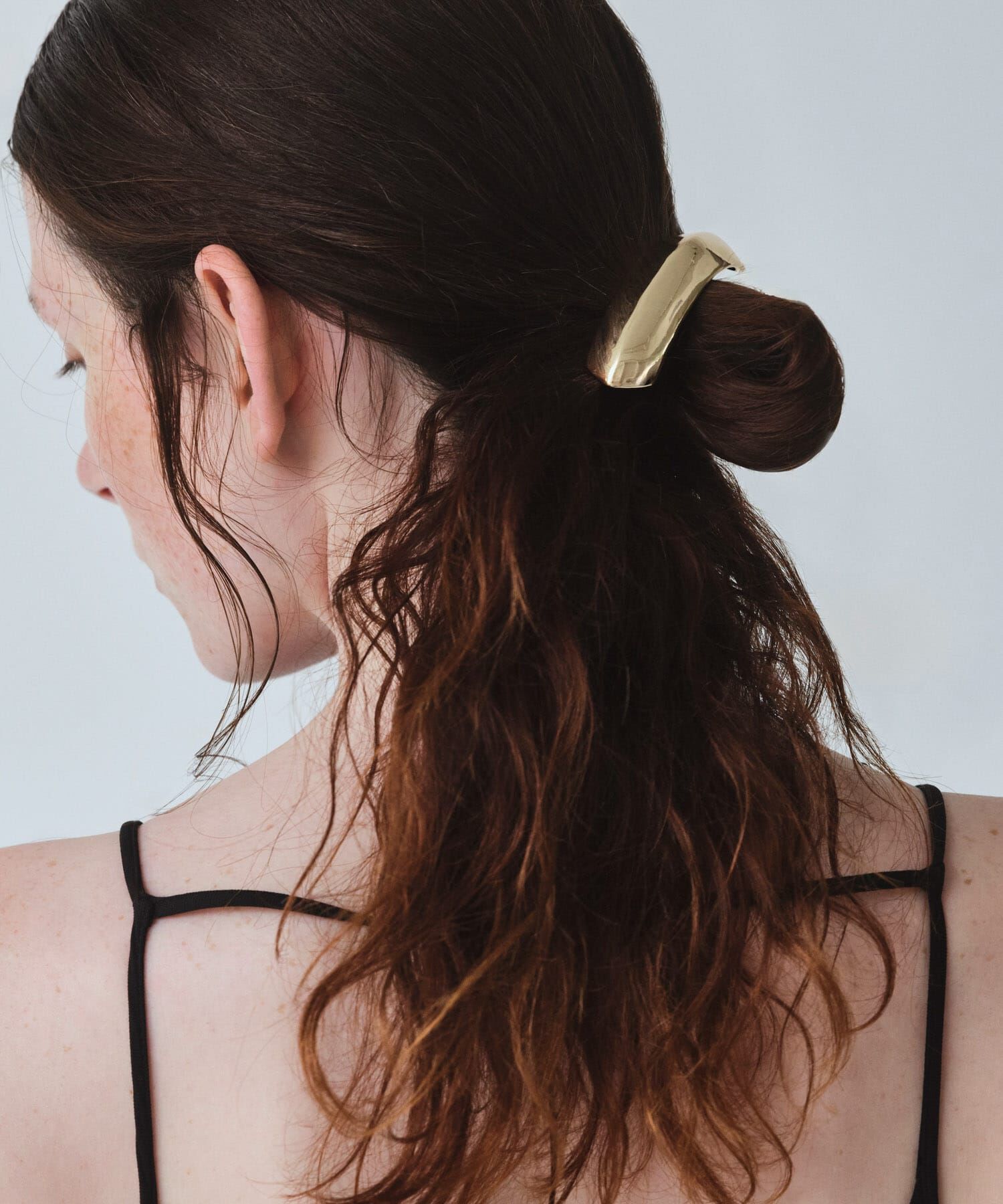 URBAN RESEARCH ROSSO「JAMIRAY　BAMBOO LEAVES HAIR TIE」|ヘアゴム・シュシュ|ゴールド