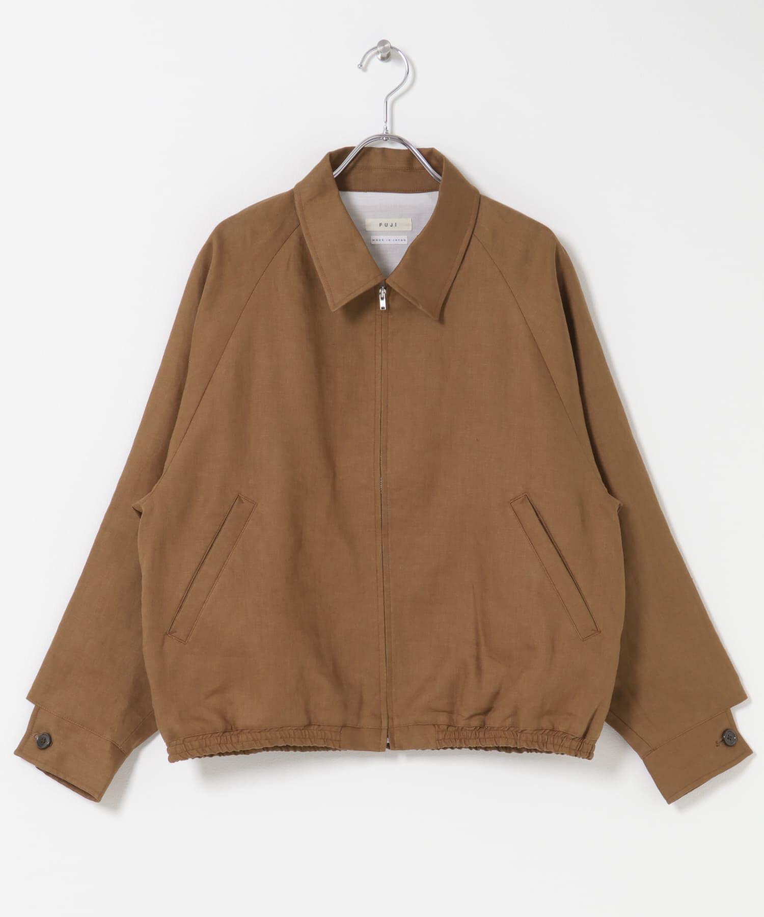 URBAN RESEARCH DOORS「FUJI　LINEN RAGLAN BLOUSON」|ブルゾン・スタジャン|