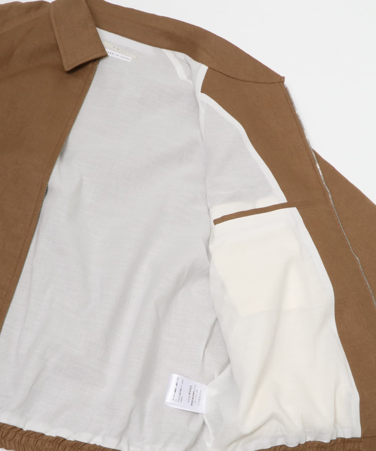 URBAN RESEARCH DOORS「FUJI　LINEN RAGLAN BLOUSON」|ブルゾン・スタジャン|