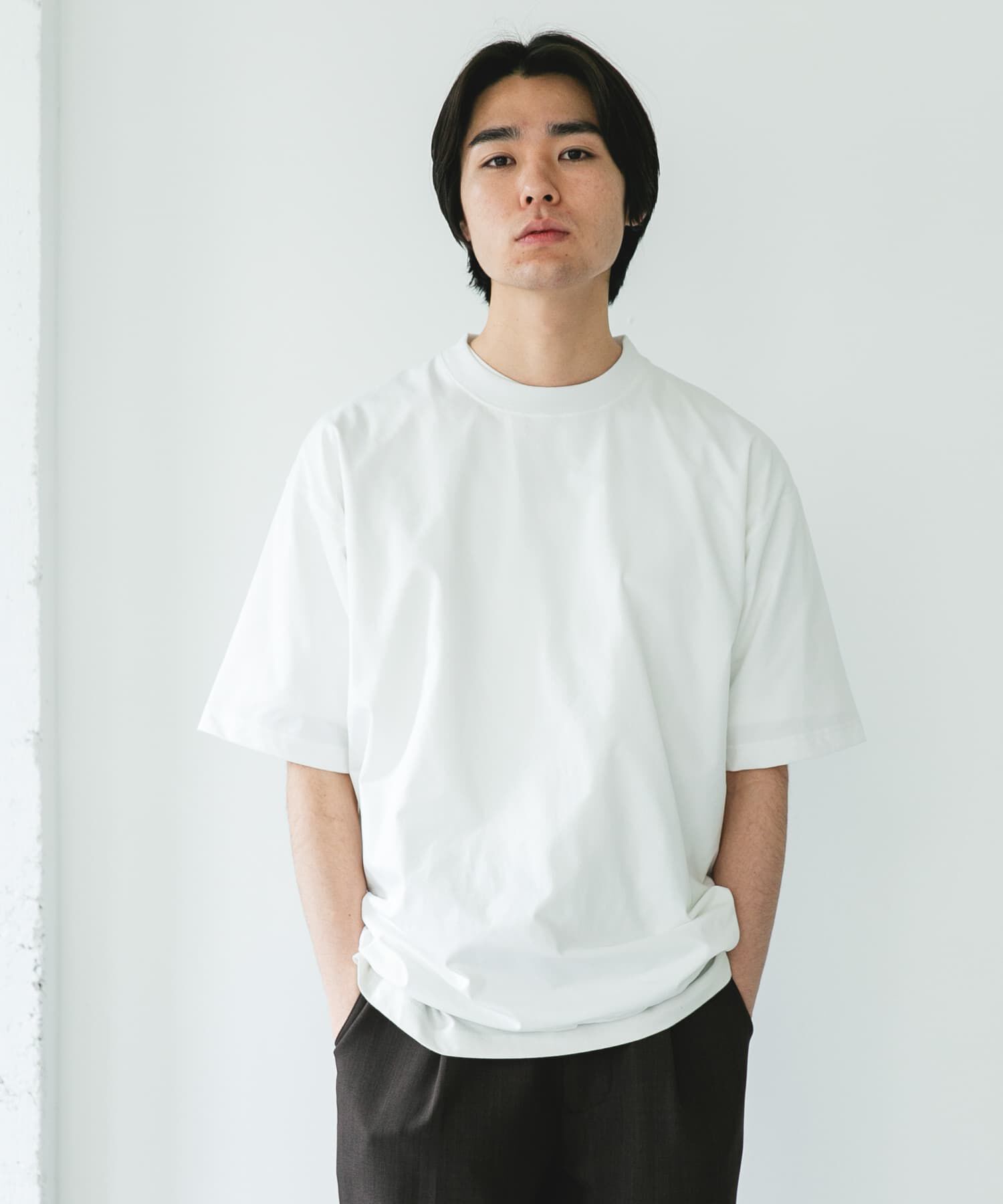URBAN RESEARCH DOORS「『吸水速乾/接触冷感/ｲｰｼﾞｰｹｱ』ｸｲｯｸﾄﾞﾗｲ ﾄﾞﾛｽﾄｼｮ 」|Tシャツ・カットソー|