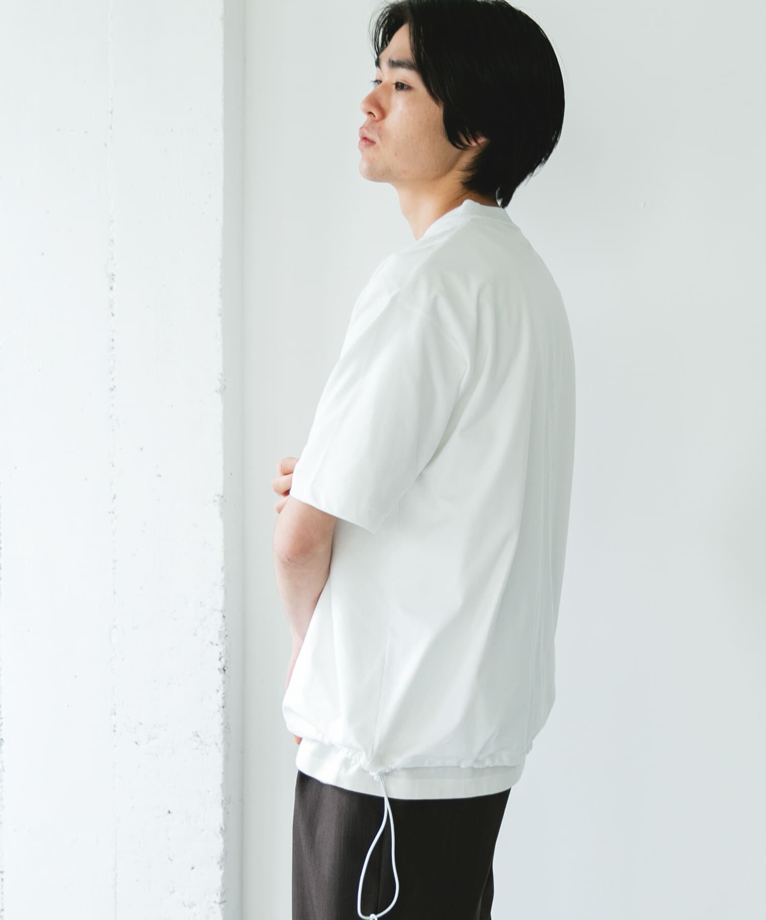 URBAN RESEARCH DOORS「『吸水速乾/接触冷感/ｲｰｼﾞｰｹｱ』ｸｲｯｸﾄﾞﾗｲ ﾄﾞﾛｽﾄｼｮ 」|Tシャツ・カットソー|