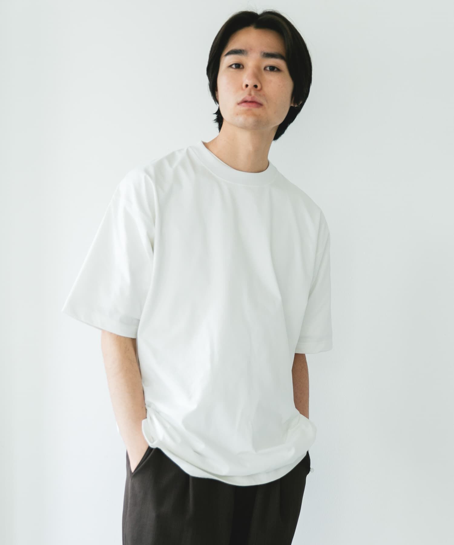 URBAN RESEARCH DOORS「『吸水速乾/接触冷感/ｲｰｼﾞｰｹｱ』ｸｲｯｸﾄﾞﾗｲ ﾄﾞﾛｽﾄｼｮ 」|Tシャツ・カットソー|