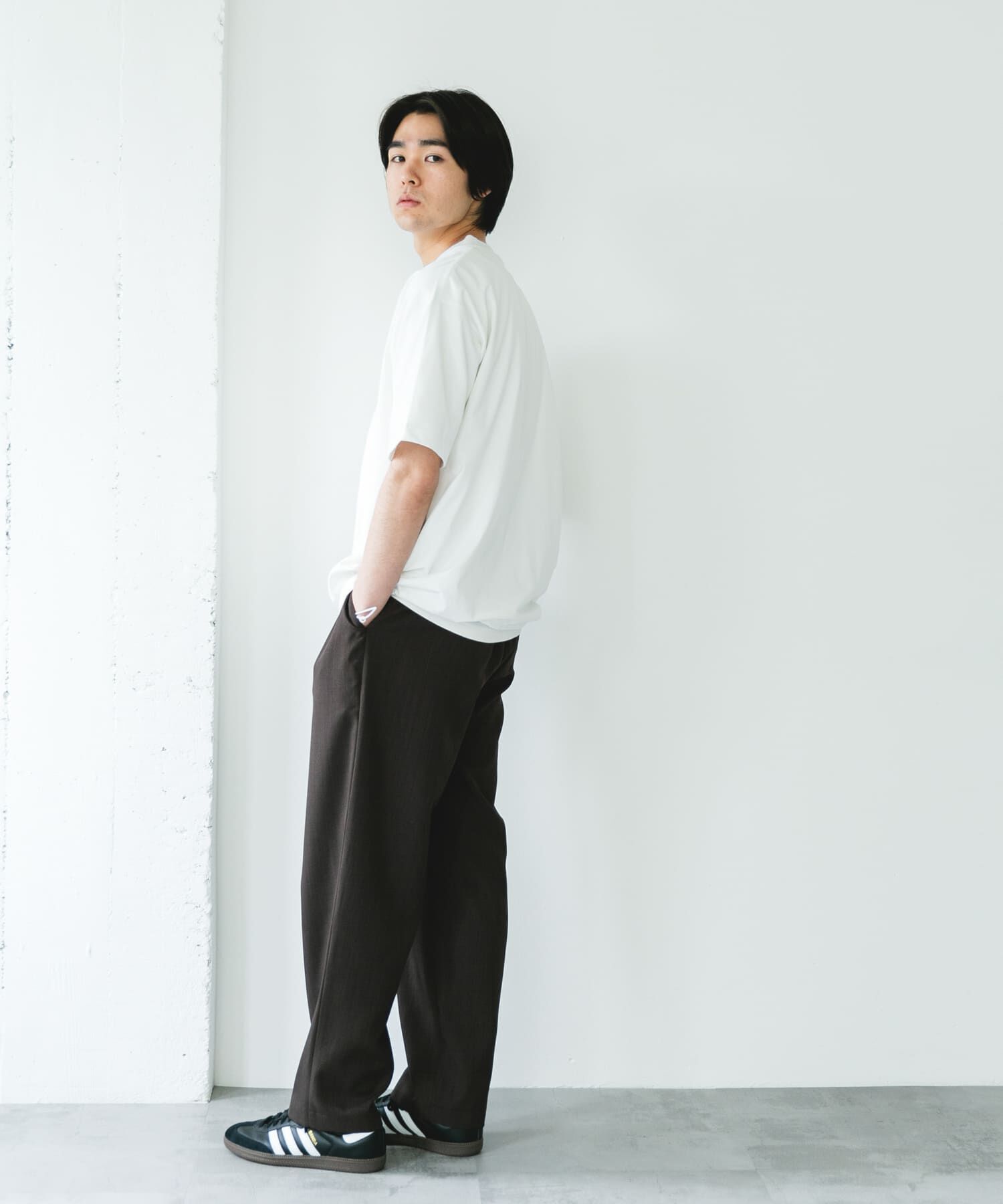 URBAN RESEARCH DOORS「『吸水速乾/接触冷感/ｲｰｼﾞｰｹｱ』ｸｲｯｸﾄﾞﾗｲ ﾄﾞﾛｽﾄｼｮ 」|Tシャツ・カットソー|