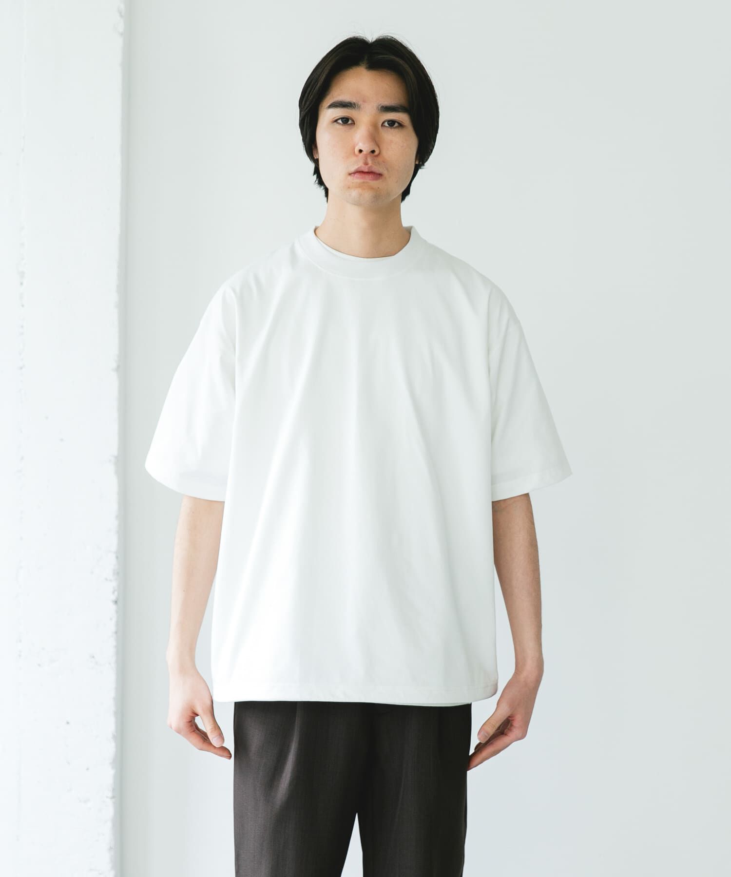 URBAN RESEARCH DOORS「『吸水速乾/接触冷感/ｲｰｼﾞｰｹｱ』ｸｲｯｸﾄﾞﾗｲ ﾄﾞﾛｽﾄｼｮ 」|Tシャツ・カットソー|