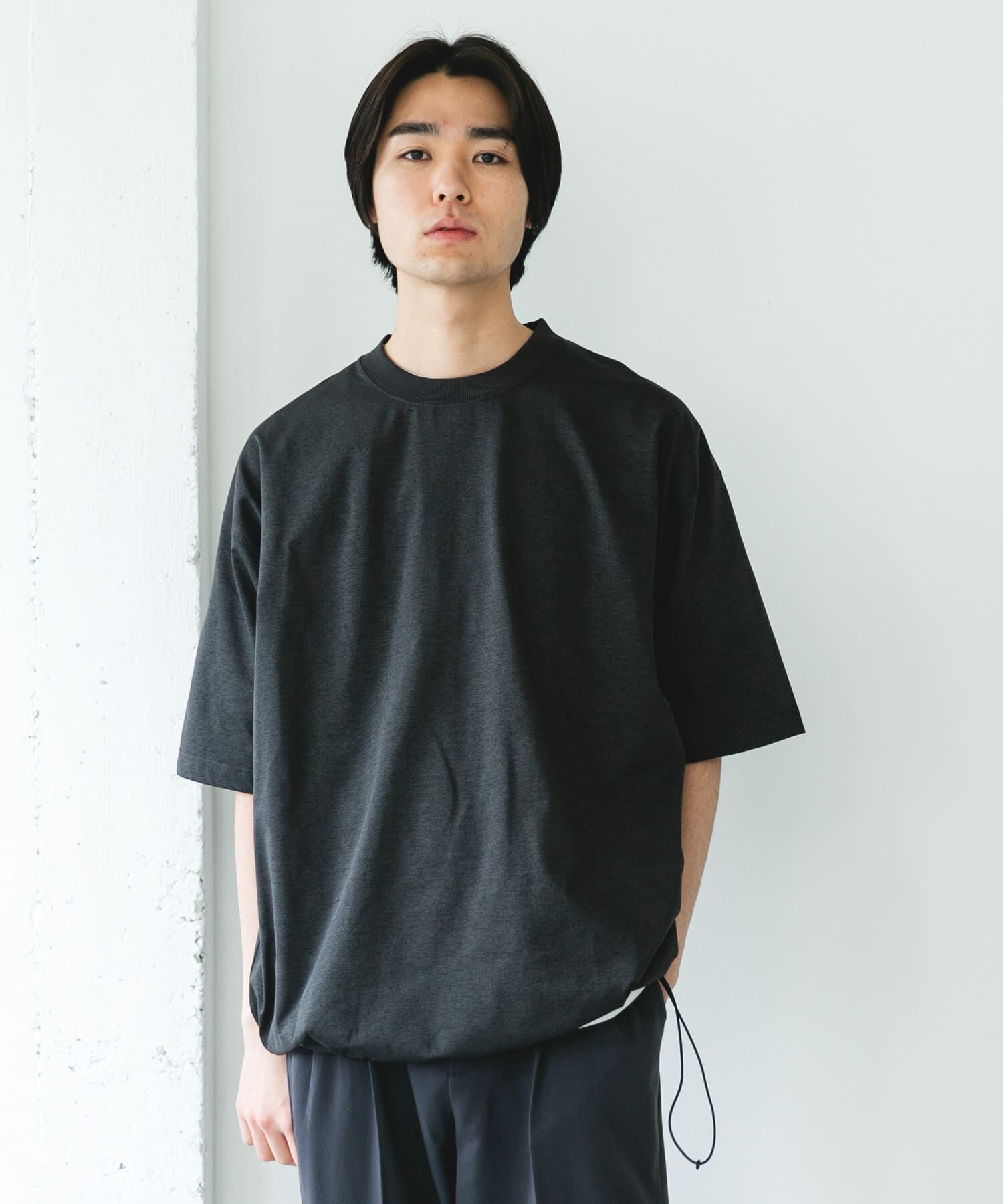 URBAN RESEARCH DOORS「『吸水速乾/接触冷感/ｲｰｼﾞｰｹｱ』ｸｲｯｸﾄﾞﾗｲ ﾄﾞﾛｽﾄｼｮ 」|Tシャツ・カットソー|