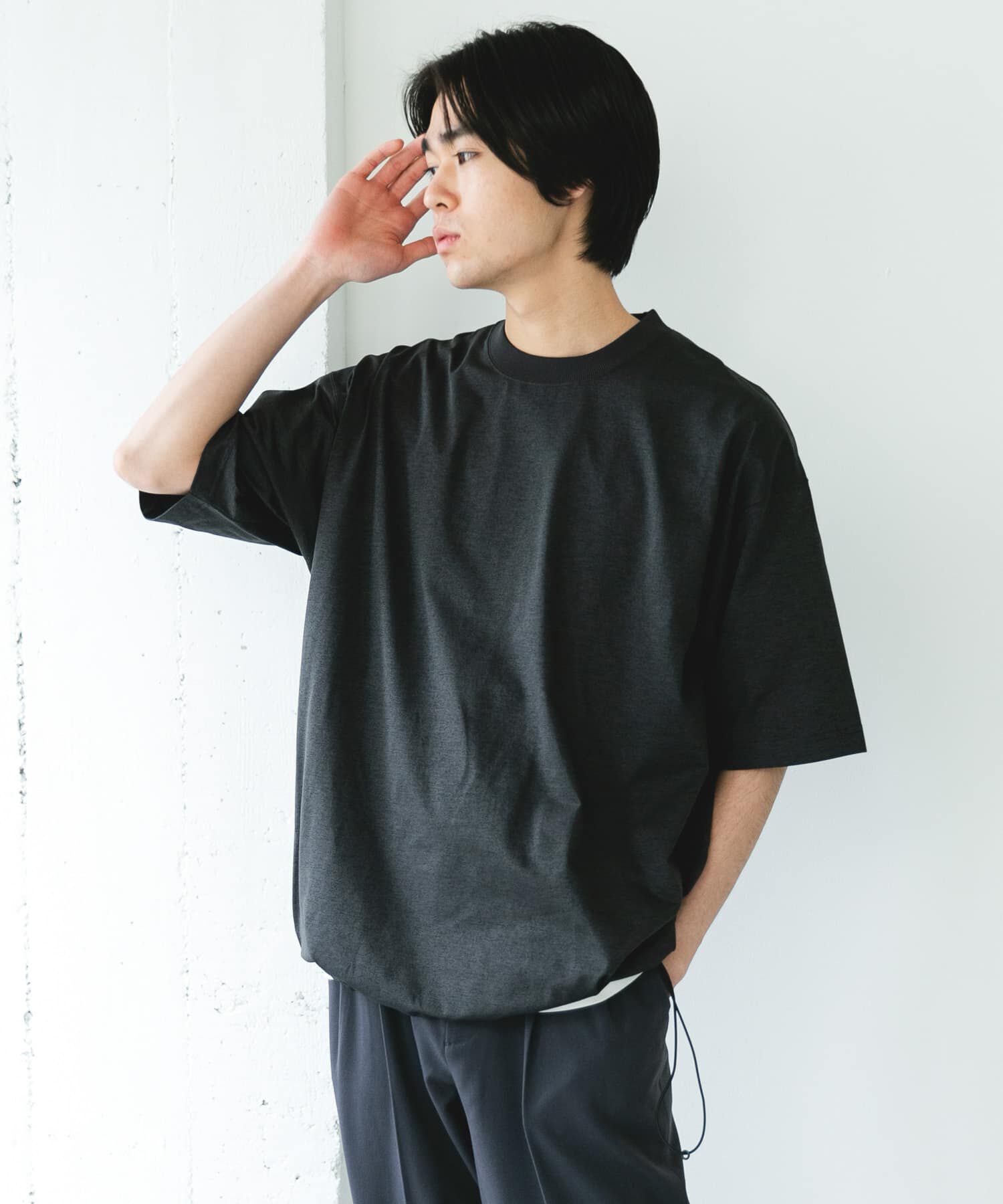 URBAN RESEARCH DOORS「『吸水速乾/接触冷感/ｲｰｼﾞｰｹｱ』ｸｲｯｸﾄﾞﾗｲ ﾄﾞﾛｽﾄｼｮ 」|Tシャツ・カットソー|