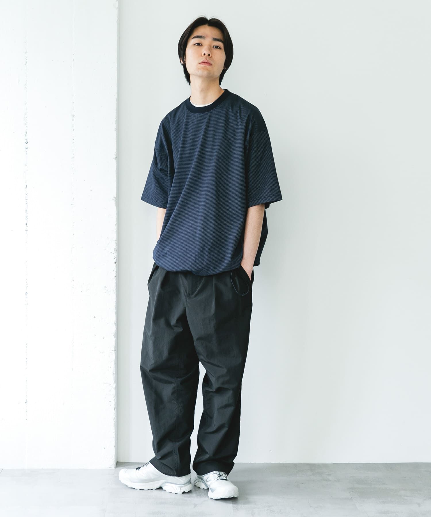 URBAN RESEARCH DOORS「『吸水速乾/接触冷感/ｲｰｼﾞｰｹｱ』ｸｲｯｸﾄﾞﾗｲ ﾄﾞﾛｽﾄｼｮ 」|Tシャツ・カットソー|