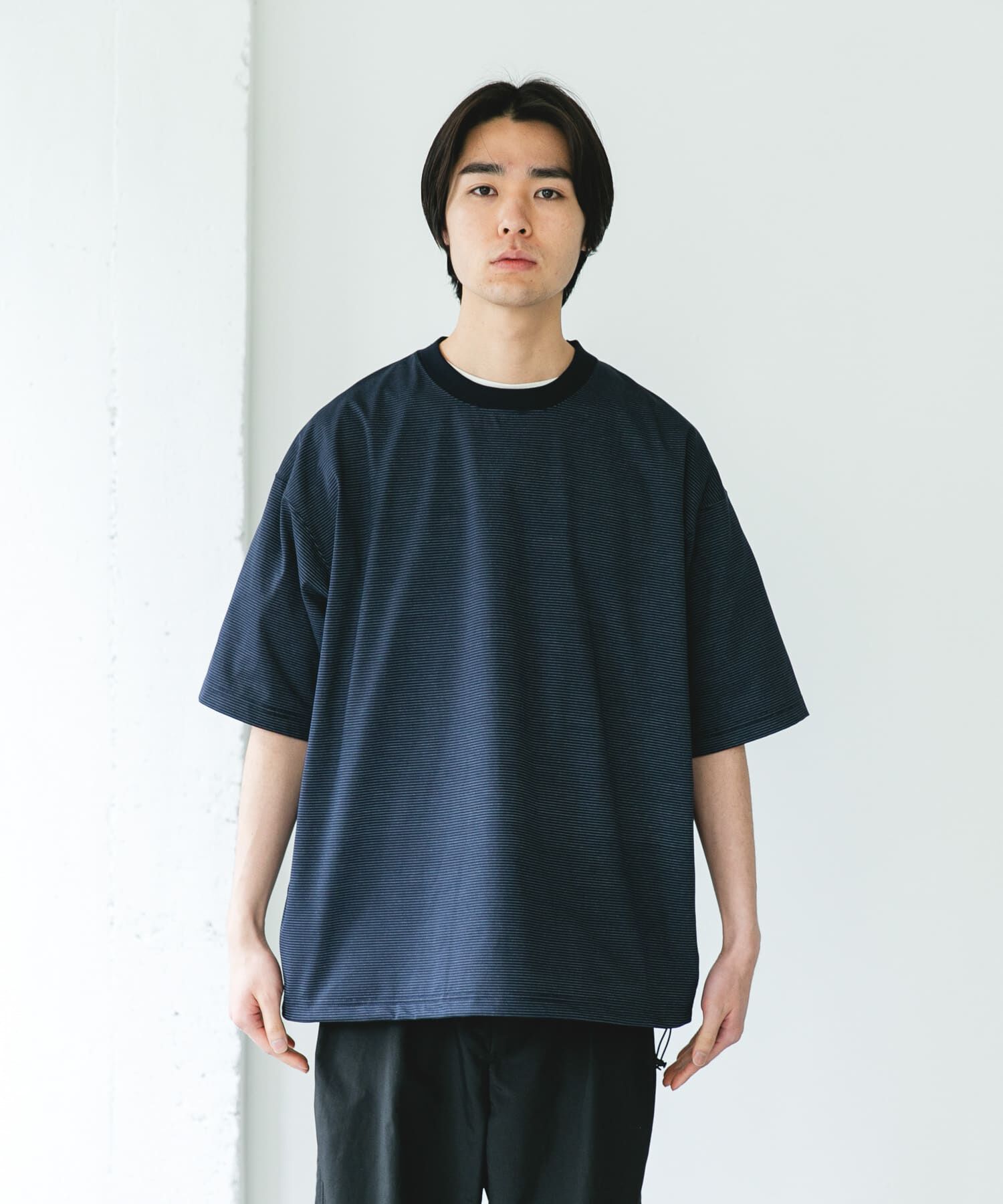 URBAN RESEARCH DOORS「『吸水速乾/接触冷感/ｲｰｼﾞｰｹｱ』ｸｲｯｸﾄﾞﾗｲ ﾄﾞﾛｽﾄｼｮ 」|Tシャツ・カットソー|