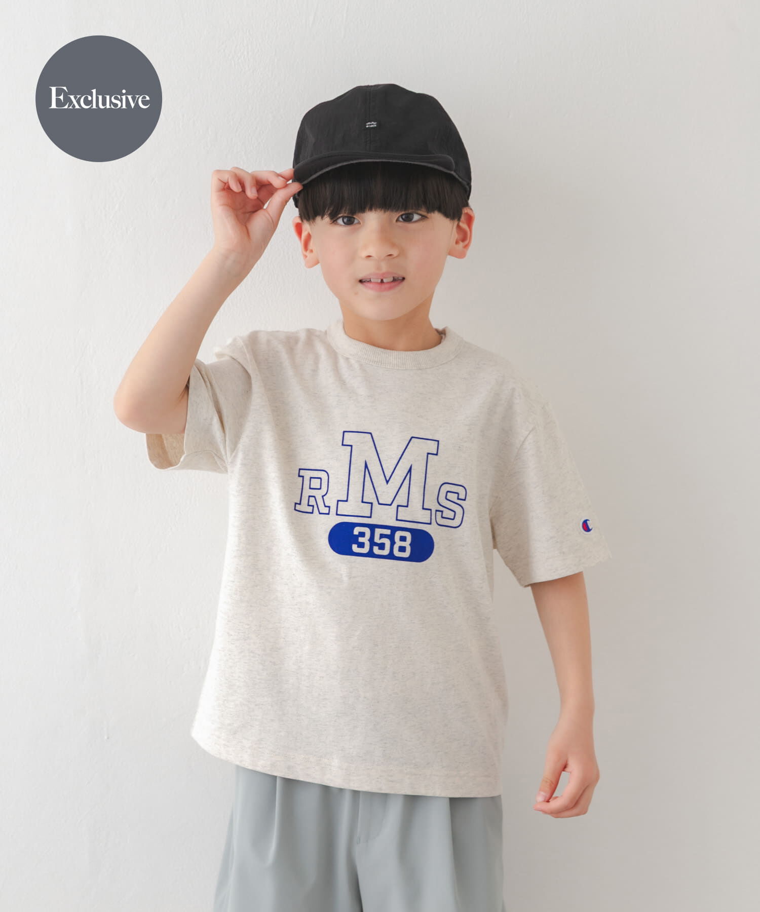 URBAN RESEARCH DOORS「『別注』CHAMPION&times;DOORS　RMS Tシャツ(KIDS)」|その他|ベージュ