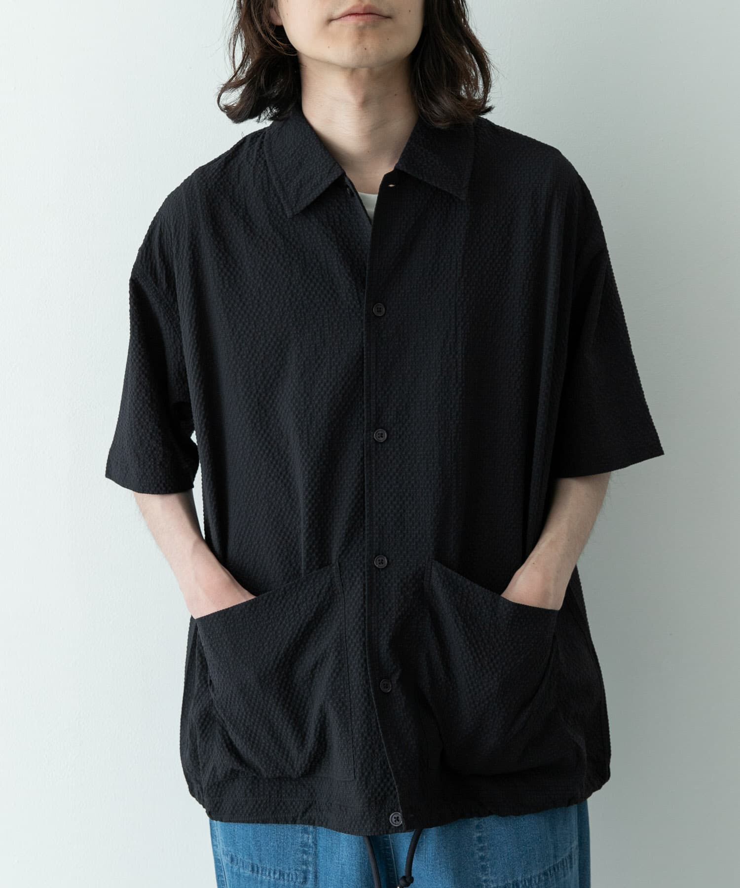 Sonny Label 「シアサッカーショートスリーブコーチシャツ」|シャツ・ブラウス|
