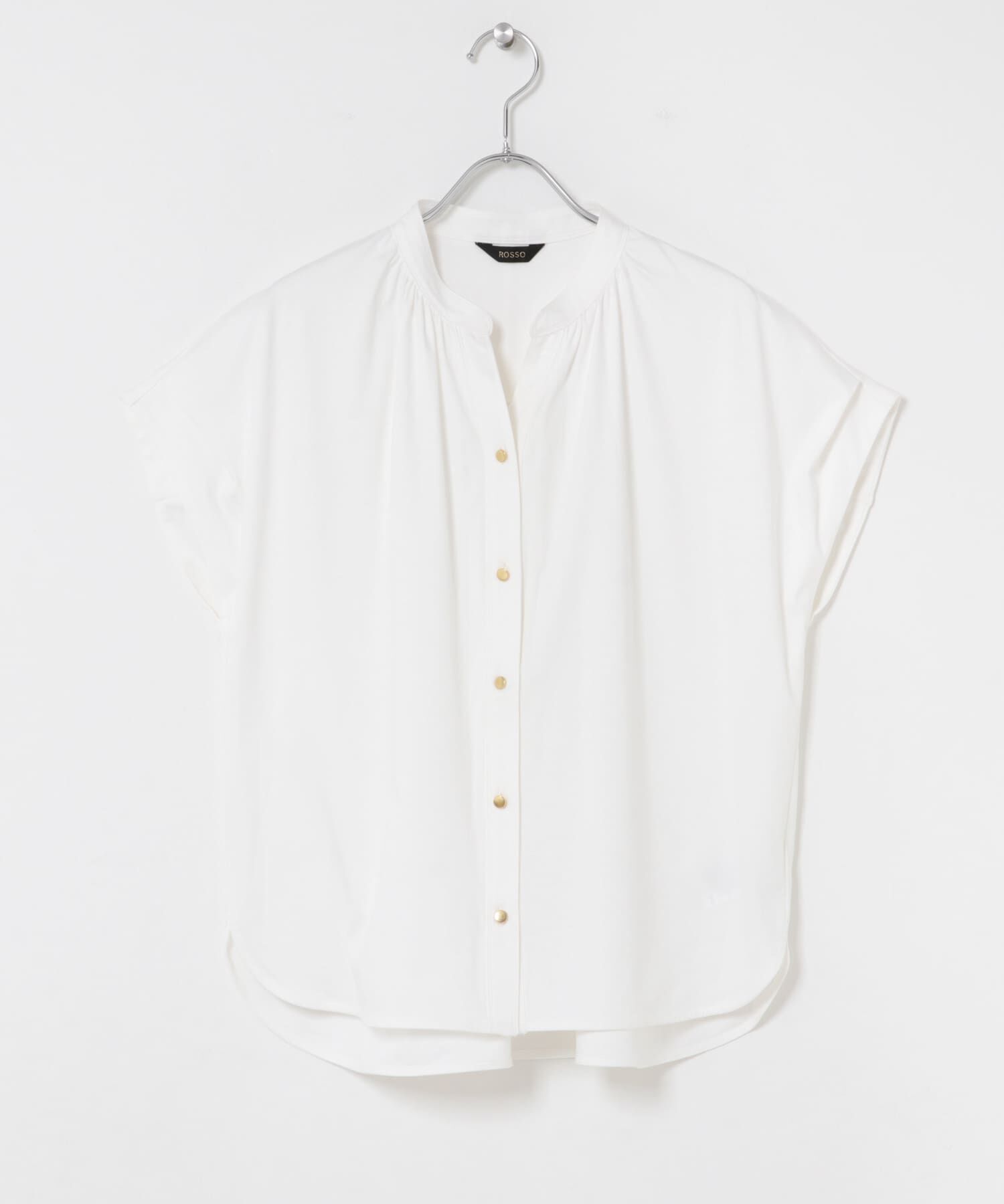URBAN RESEARCH ROSSO「『WEB/一部店舗限定』汗染防止デザインボタンカットブラウス」|シャツ・ブラウス|