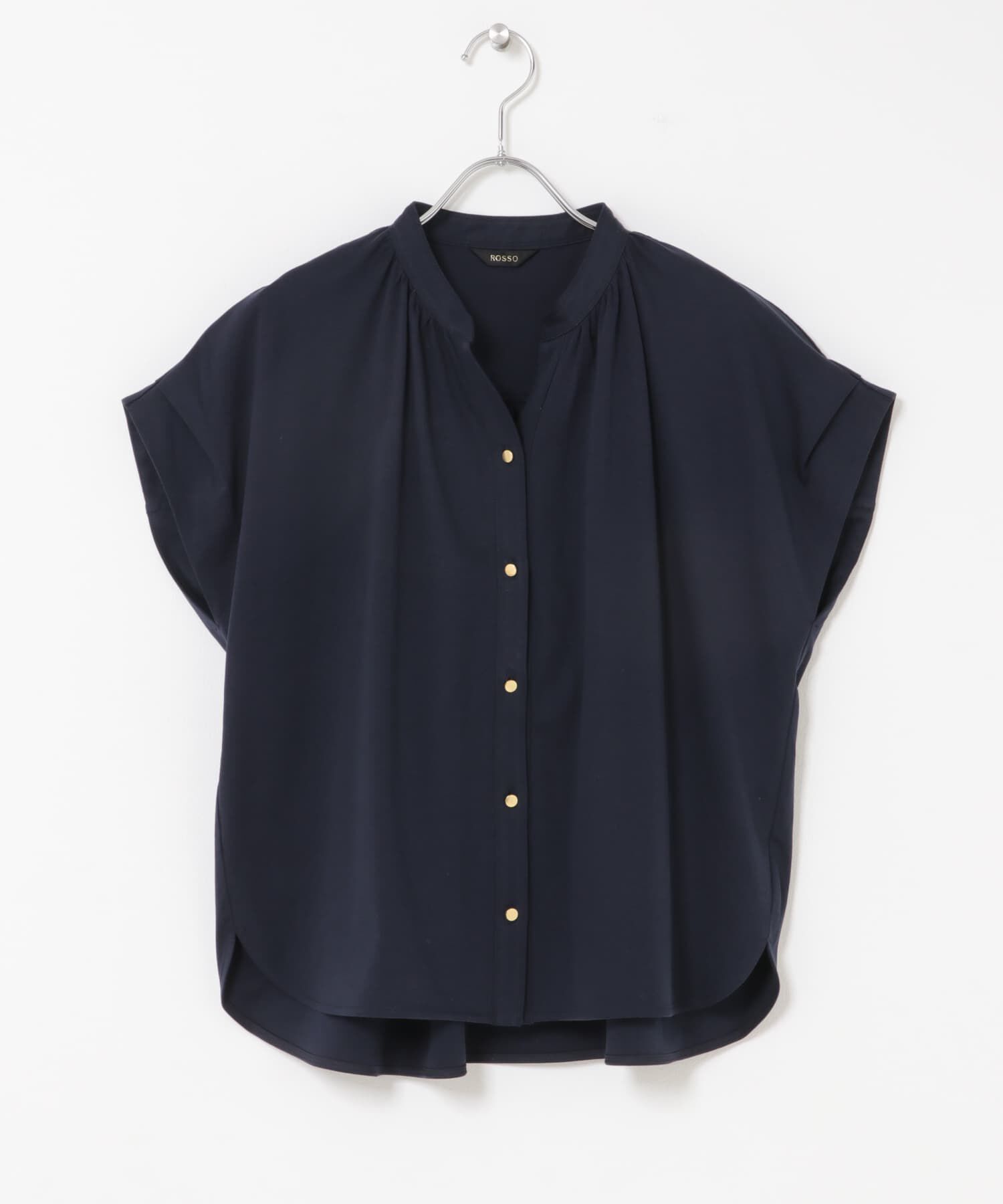 URBAN RESEARCH ROSSO「『WEB/一部店舗限定』汗染防止デザインボタンカットブラウス」|シャツ・ブラウス|