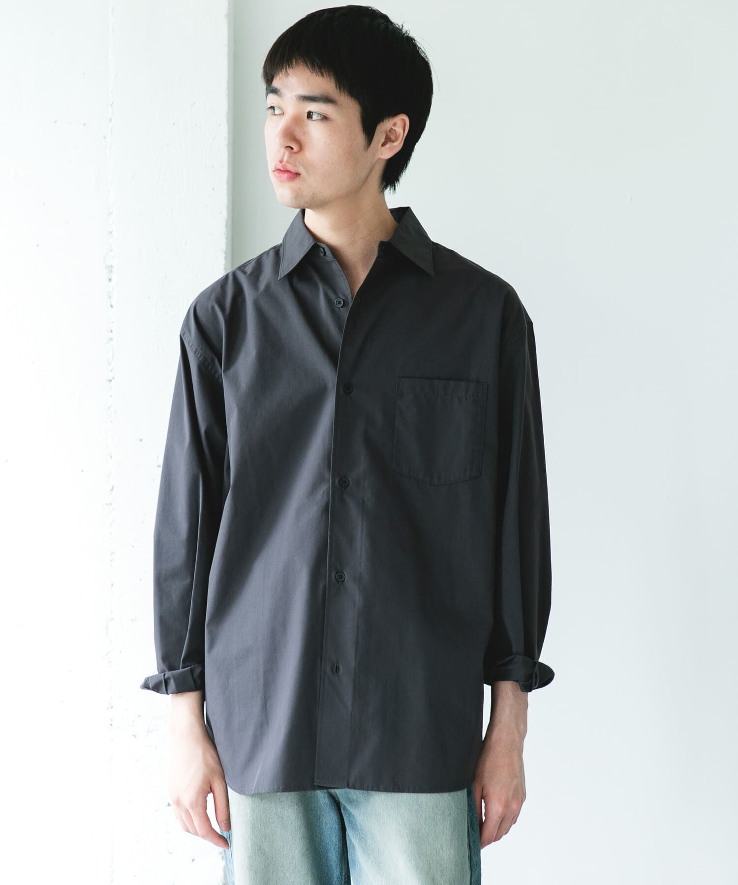URBAN RESEARCH DOORS「『速乾/イージーケア/UVカット』『URTECH』Aircare ロングスリーブシャツ 26AW」|シャツ・ブラウス|