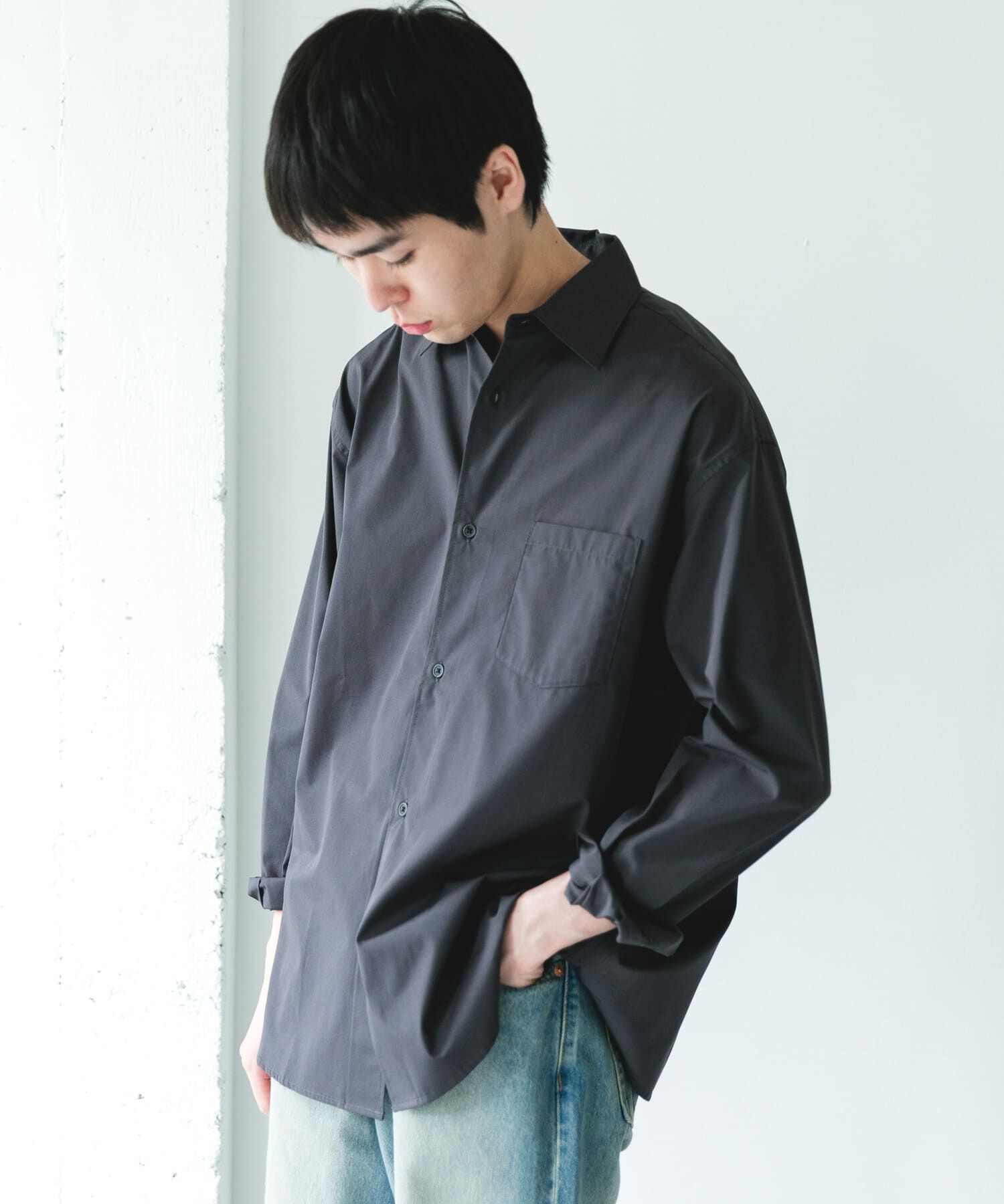 URBAN RESEARCH DOORS「『速乾/イージーケア/UVカット』『URTECH』Aircare ロングスリーブシャツ 26AW」|シャツ・ブラウス|