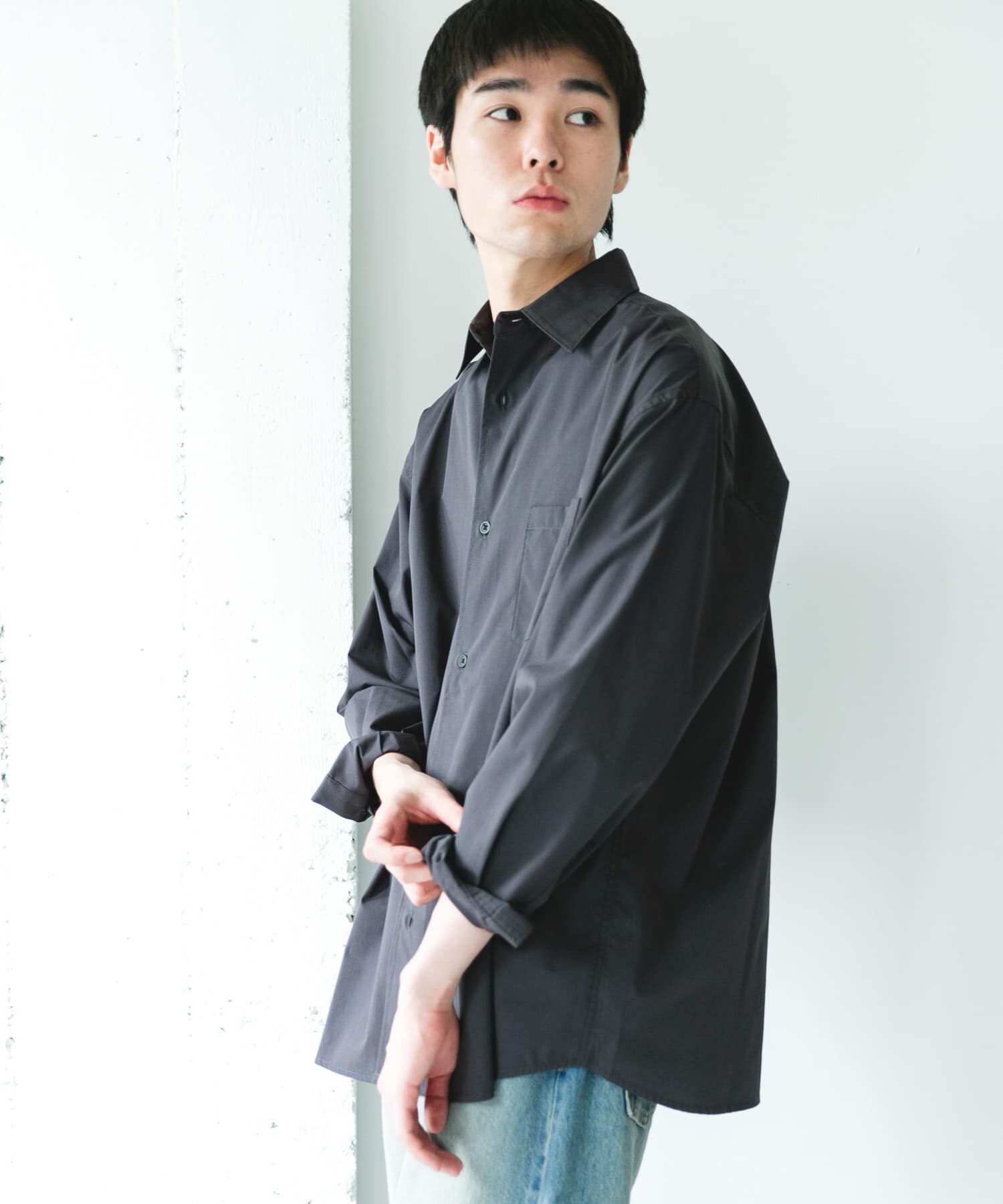 URBAN RESEARCH DOORS「『速乾/イージーケア/UVカット』『URTECH』Aircare ロングスリーブシャツ 26AW」|シャツ・ブラウス|