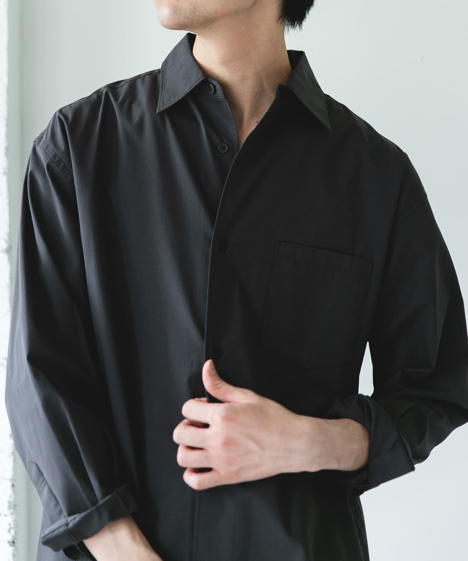 URBAN RESEARCH DOORS「『速乾/イージーケア/UVカット』『URTECH』Aircare ロングスリーブシャツ 26AW」|シャツ・ブラウス|
