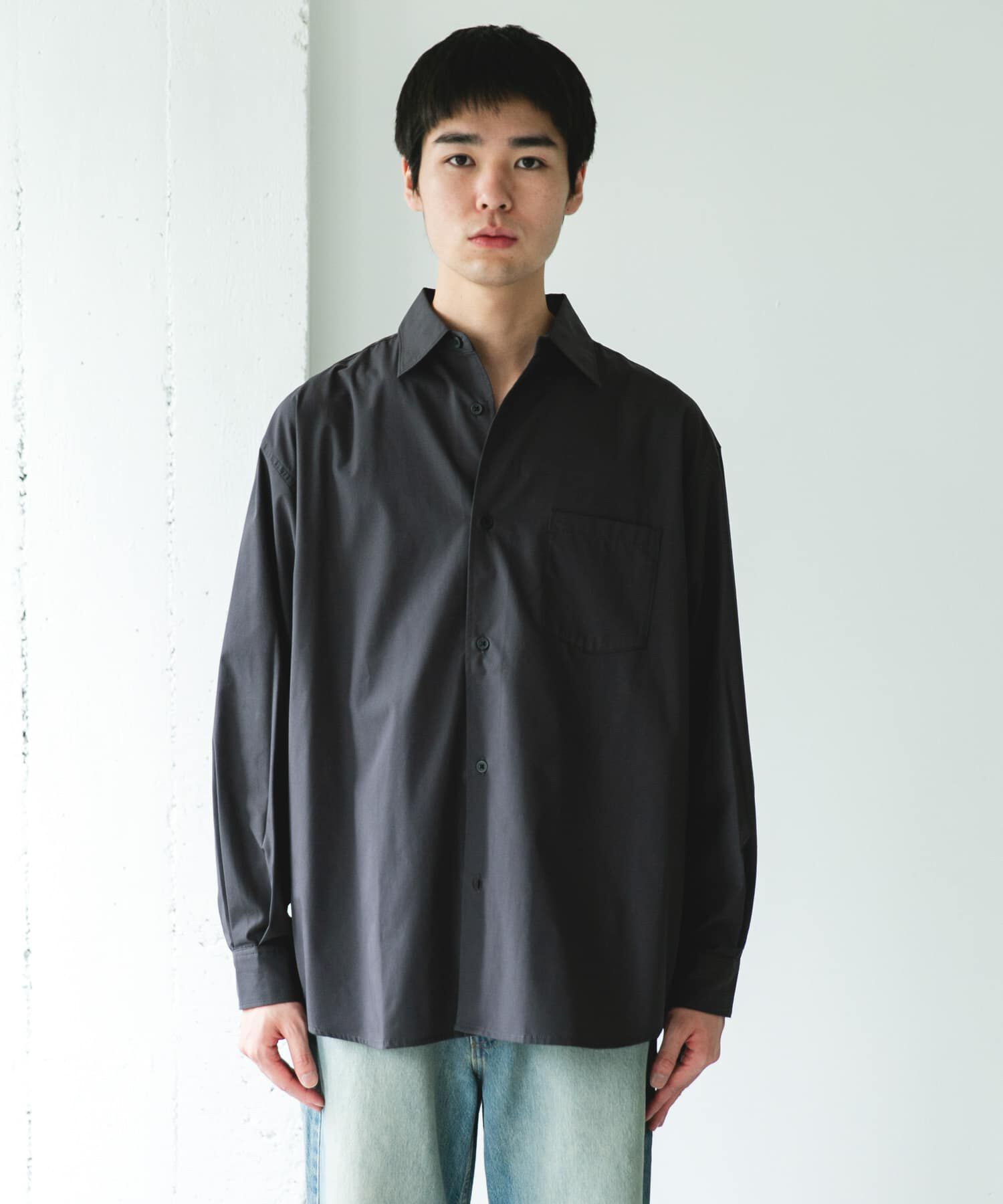 URBAN RESEARCH DOORS「『速乾/イージーケア/UVカット』『URTECH』Aircare ロングスリーブシャツ 26AW」|シャツ・ブラウス|