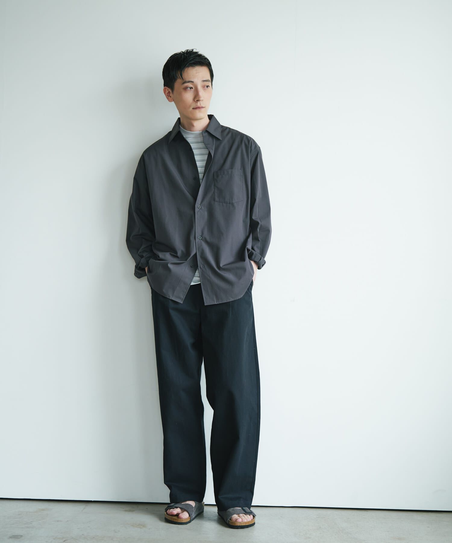 URBAN RESEARCH DOORS「『速乾/イージーケア/UVカット』『URTECH』Aircare ロングスリーブシャツ 26AW」|シャツ・ブラウス|