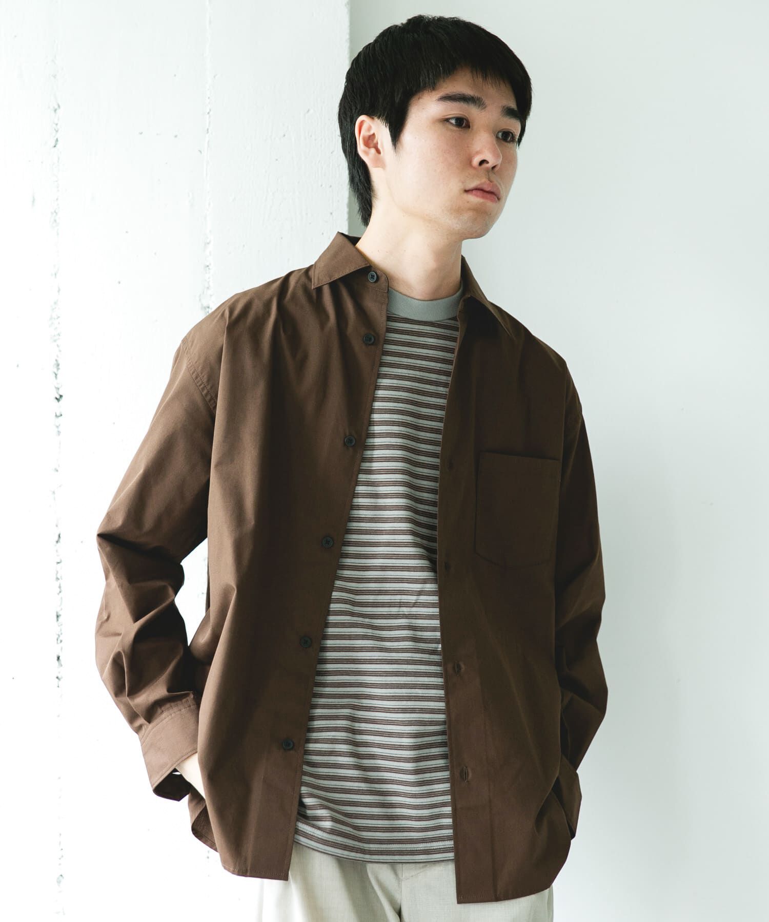 URBAN RESEARCH DOORS「『速乾/イージーケア/UVカット』『URTECH』Aircare ロングスリーブシャツ 26AW」|シャツ・ブラウス|