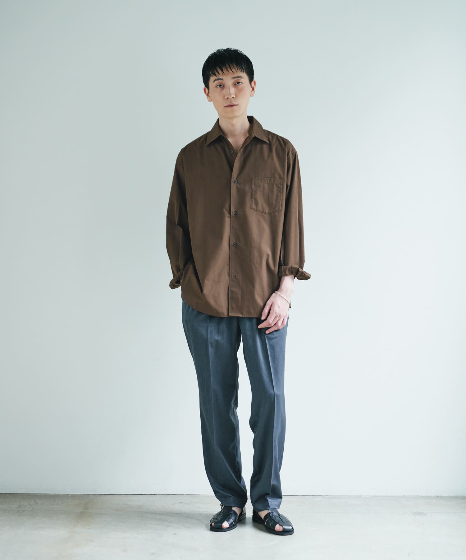 URBAN RESEARCH DOORS「『速乾/イージーケア/UVカット』『URTECH』Aircare ロングスリーブシャツ 26AW」|シャツ・ブラウス|