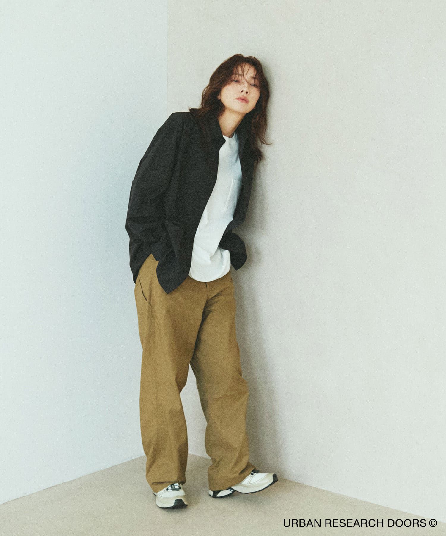 URBAN RESEARCH DOORS「『速乾/イージーケア/UVカット』『URTECH』Aircare ロングスリーブシャツ 26AW」|シャツ・ブラウス|