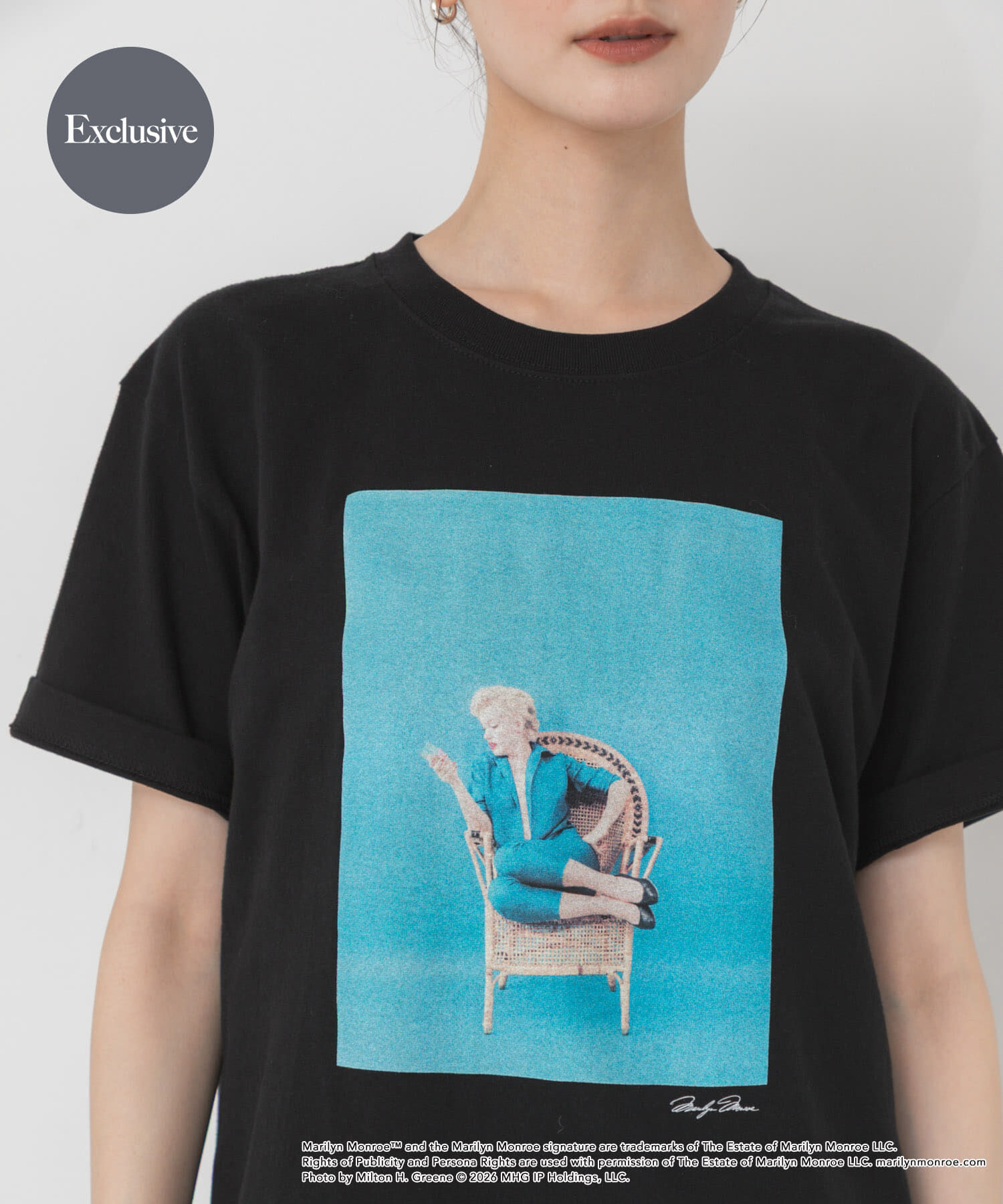 URBAN RESEARCH「『別注』GOOD ROCK SPEED&times;URBAN RESEARCH　MARILYN T-SHIRTS」|Tシャツ・カットソー|ブラック