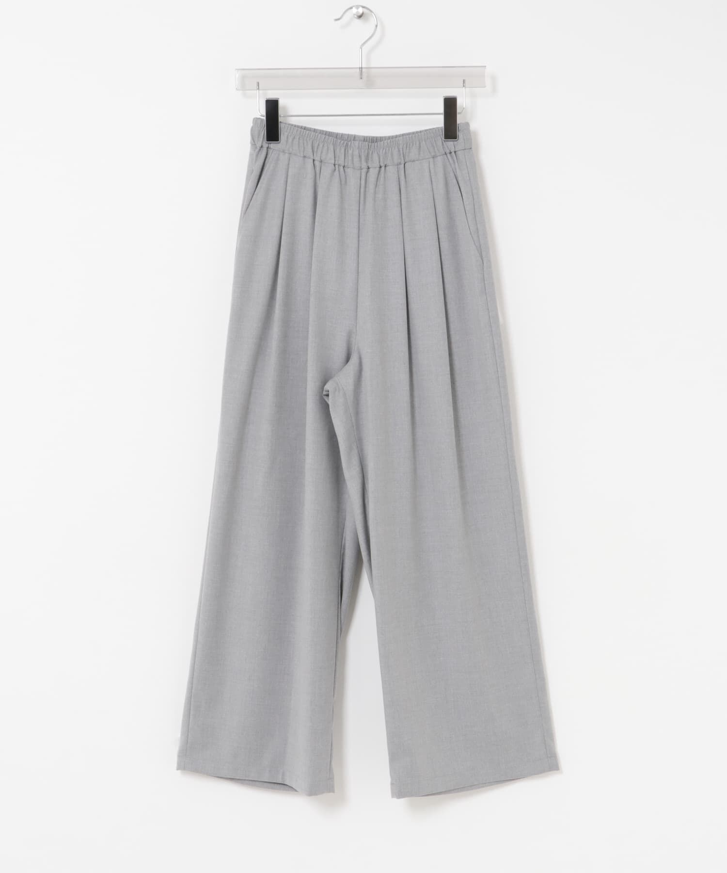 URBAN RESEARCH「『UR TECH SMOOTHLUXE』ウール混タックギャザーストレートパンツ」|その他|