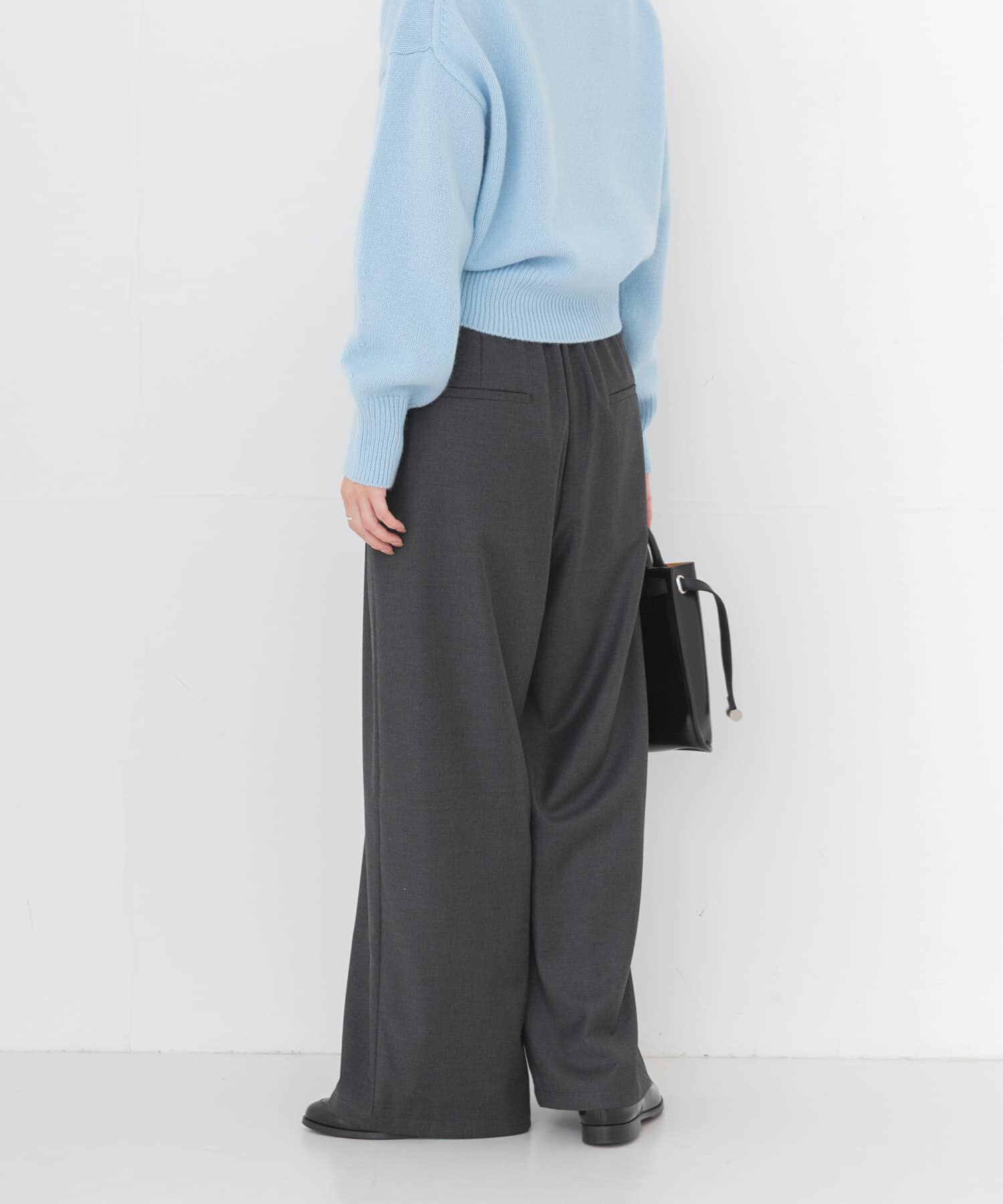 URBAN RESEARCH「『UR TECH SMOOTHLUXE』ウール混タックギャザーストレートパンツ」|その他|