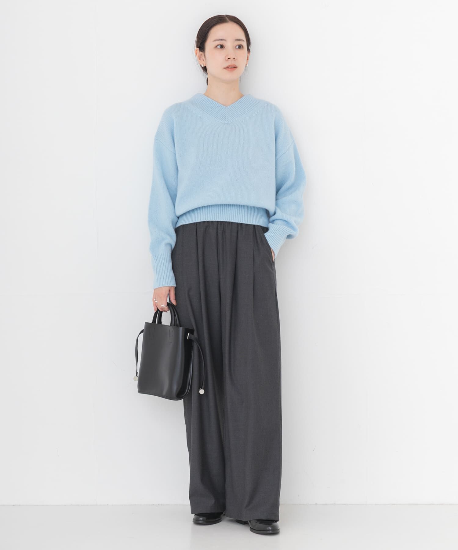 URBAN RESEARCH「『UR TECH SMOOTHLUXE』ウール混タックギャザーストレートパンツ」|その他|
