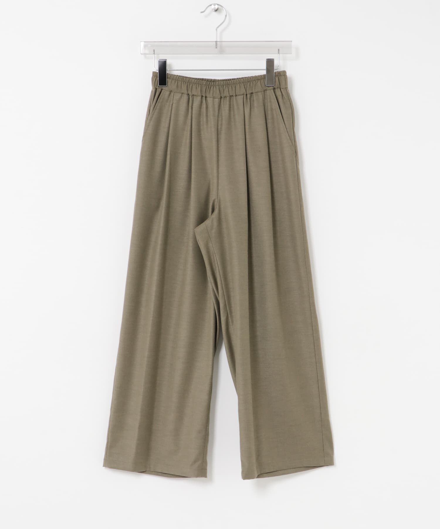 URBAN RESEARCH「『UR TECH SMOOTHLUXE』ウール混タックギャザーストレートパンツ」|その他|