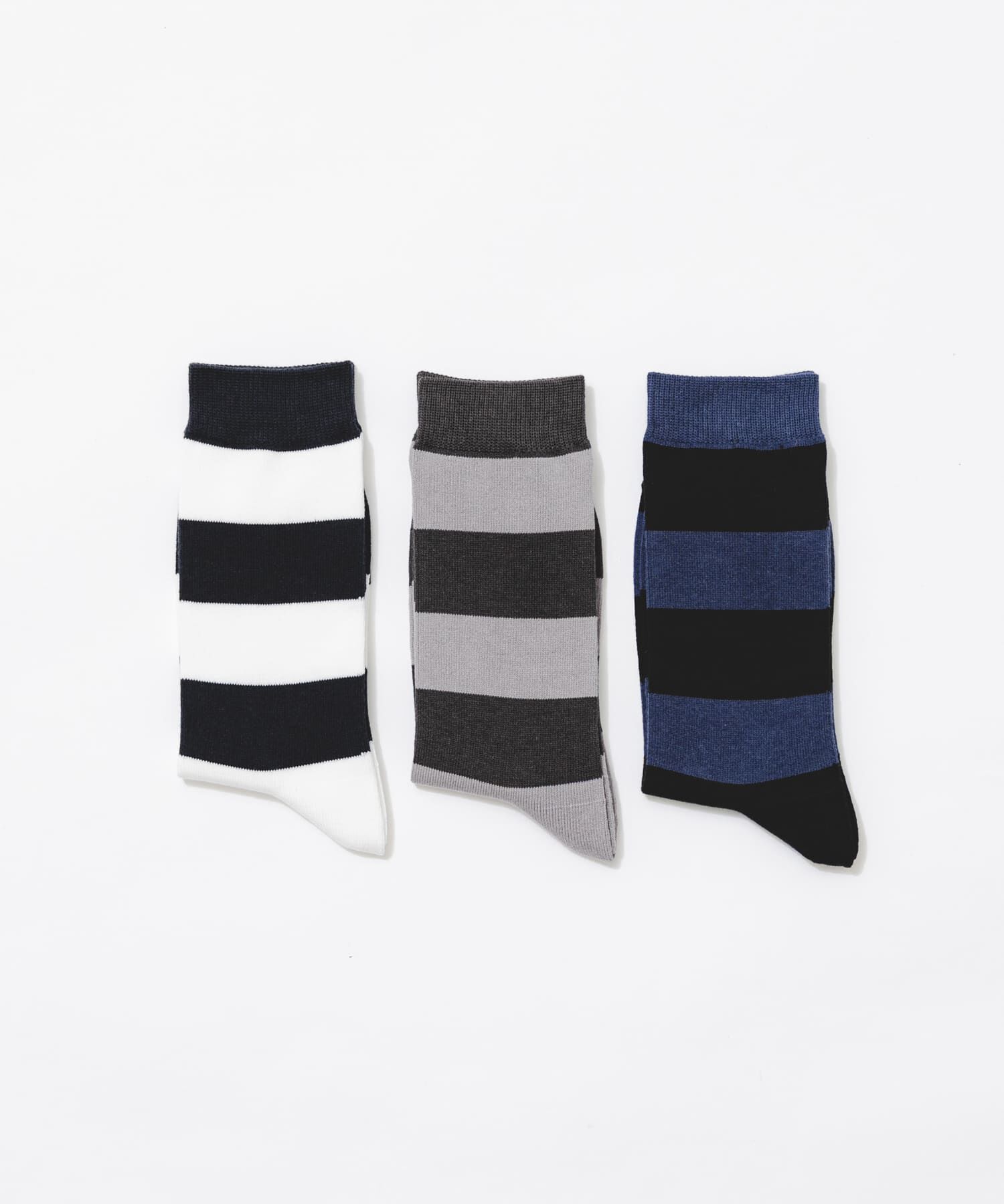 URBAN RESEARCH「『UR TECH』ワイドピッチボーダーソックス」|ソックス|