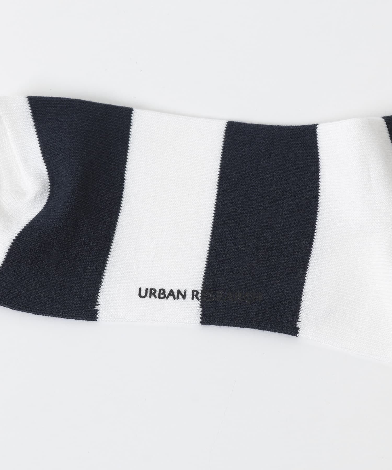 URBAN RESEARCH「『UR TECH』ワイドピッチボーダーソックス」|ソックス|