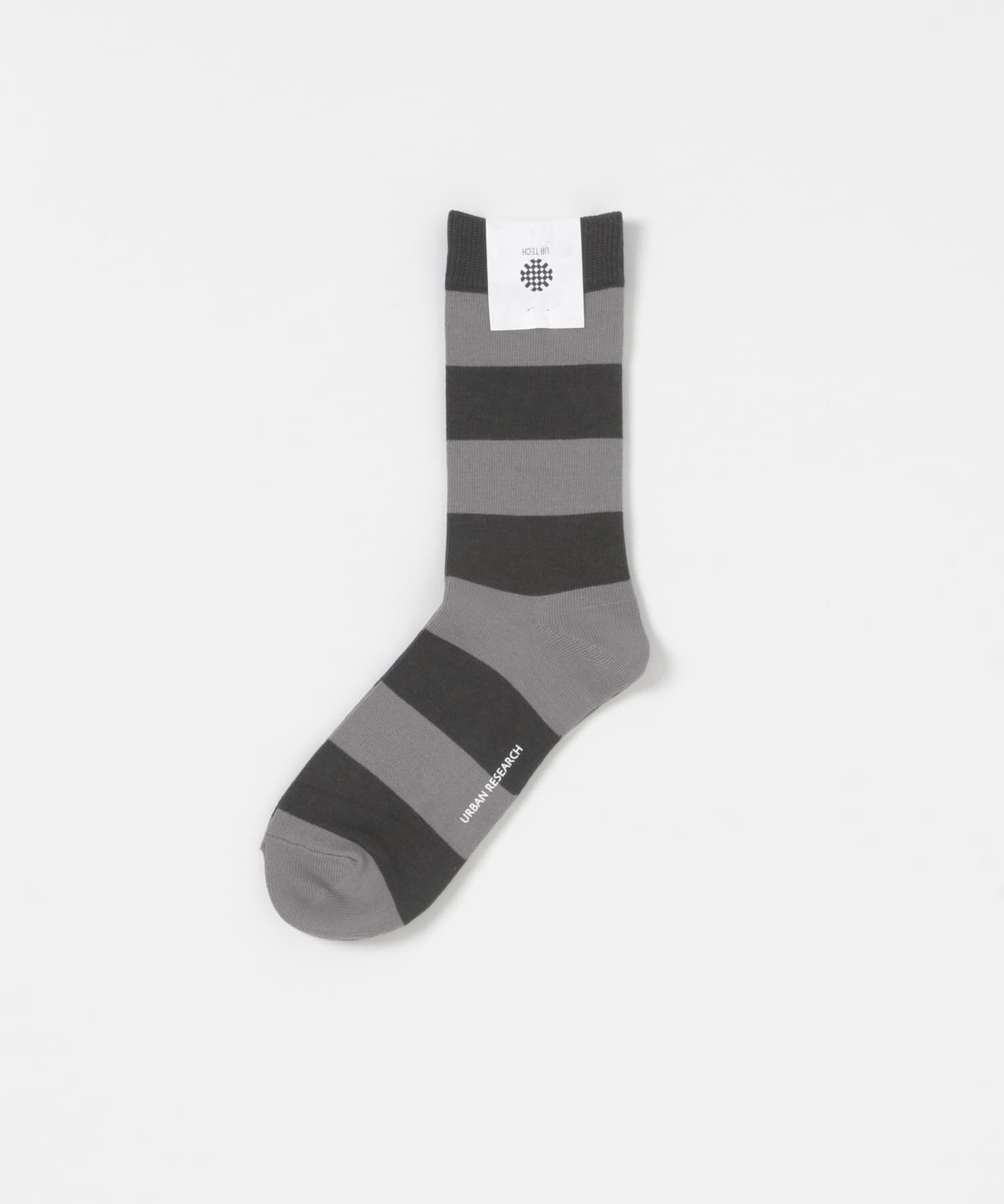 URBAN RESEARCH「『UR TECH』ワイドピッチボーダーソックス」|ソックス|