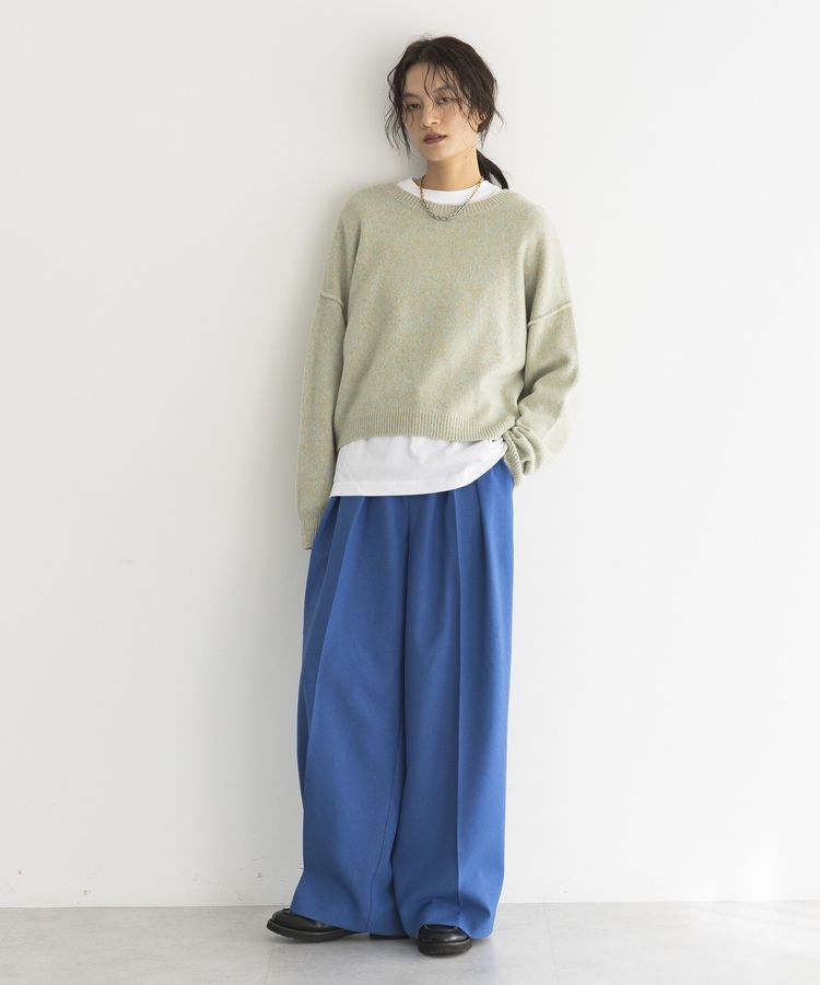 GARAGE OF GOOD CLOTHING「【日本製】ムジ４タックワイドパンツ」|その他|
