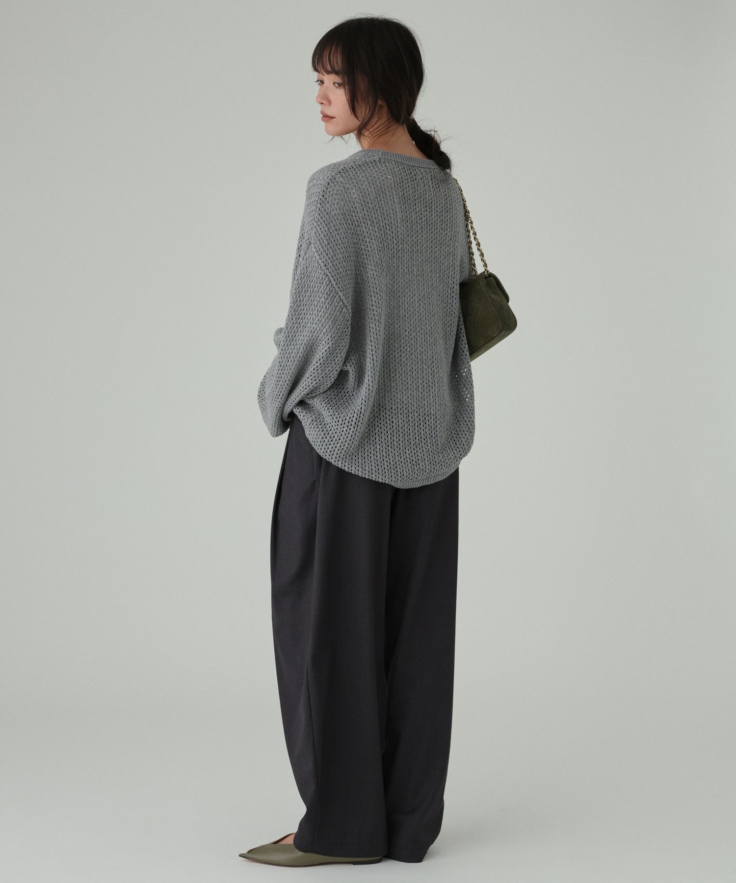  「【athletic wear MASON】<別注>ナンバリングニット」|ニット・セーター|