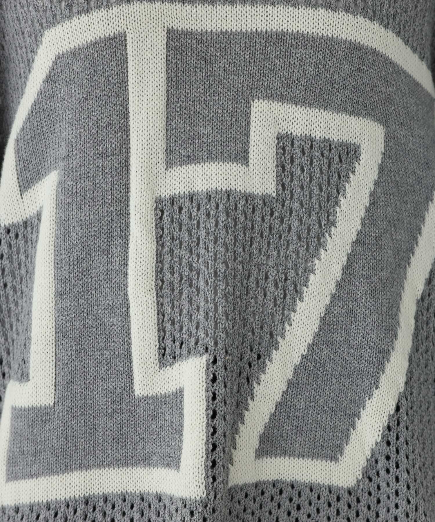  「【athletic wear MASON】<別注>ナンバリングニット」|ニット・セーター|