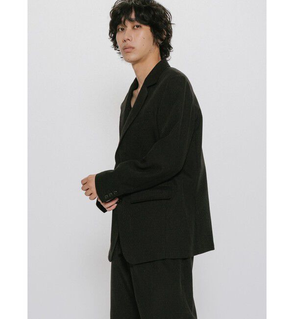 MIDIUMISOLID「MIDIUMISOLID Men&rsquo;s リネン混テーラードジャケット」|テーラードジャケット|