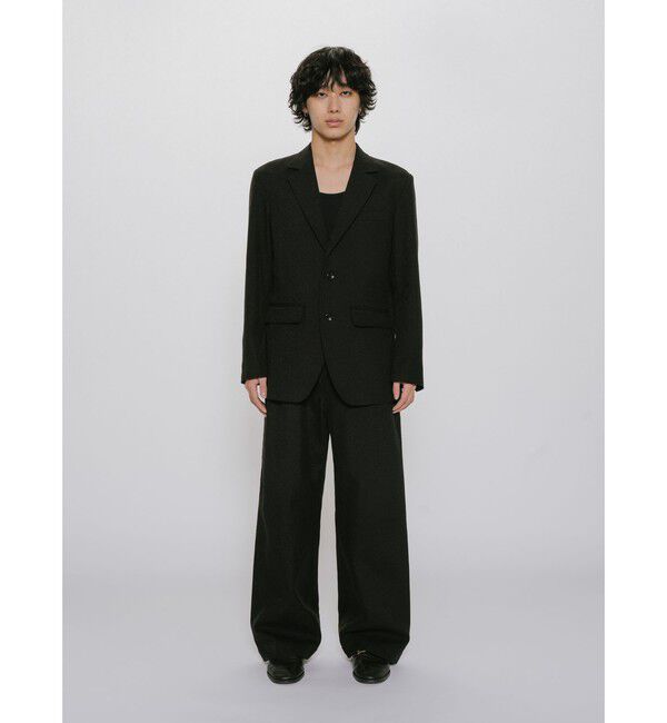 MIDIUMISOLID「MIDIUMISOLID Men&rsquo;s リネン混テーラードジャケット」|テーラードジャケット|