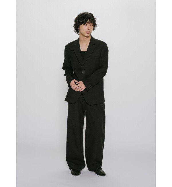 MIDIUMISOLID「MIDIUMISOLID Men&rsquo;s リネン混テーラードジャケット」|テーラードジャケット|