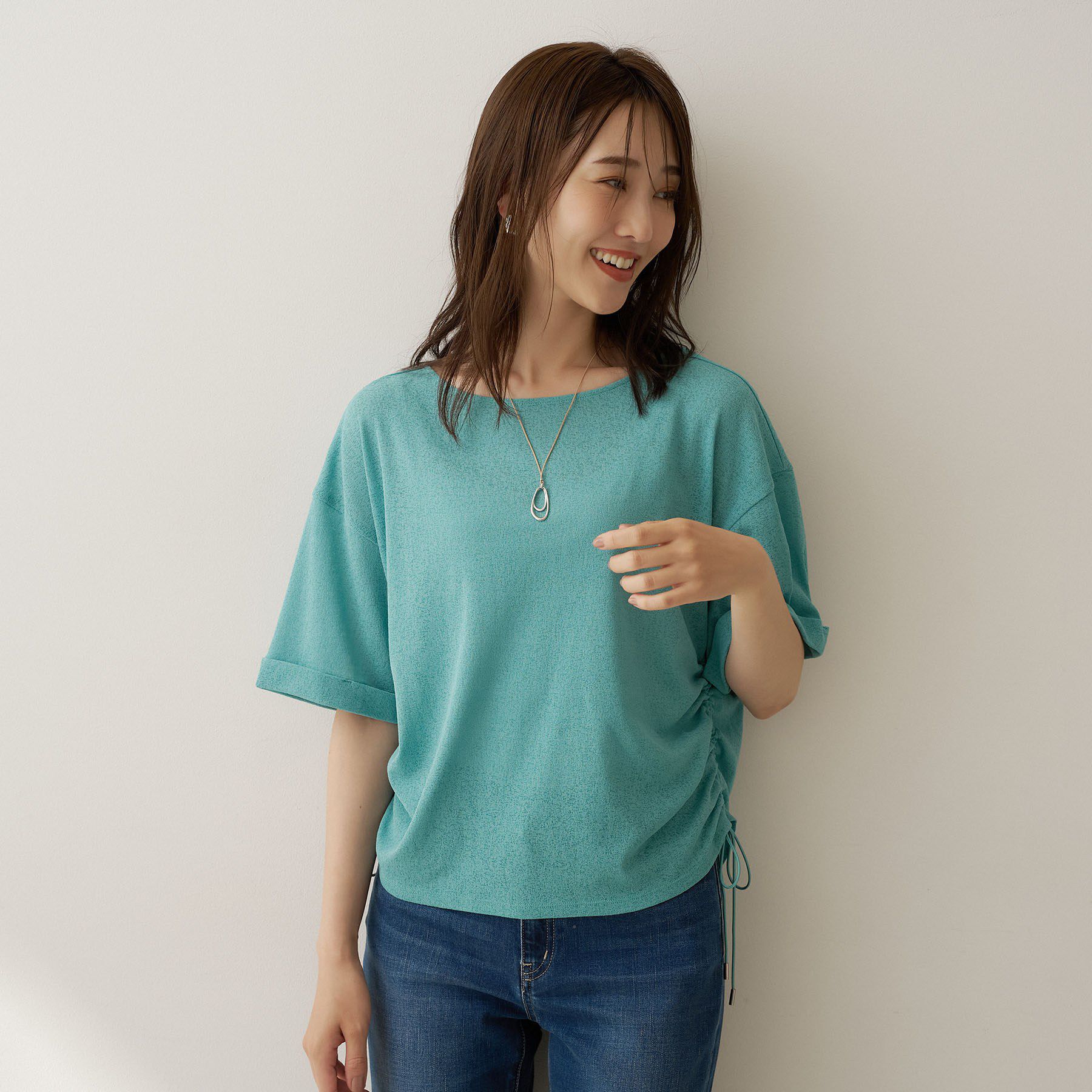 UNTITLED「【絞れる/シアー】ドロストプルオーバージャージ」|Tシャツ・カットソー|