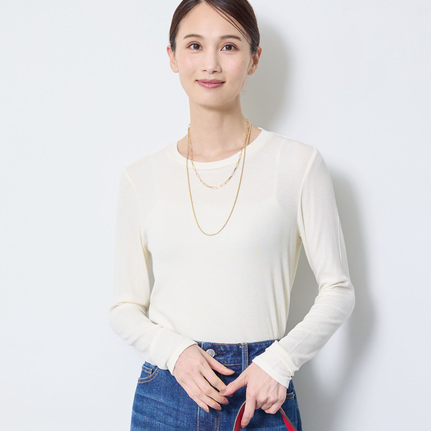 Reflect「【インナーに◎】クルーネックプルオーバー」|Tシャツ・カットソー|