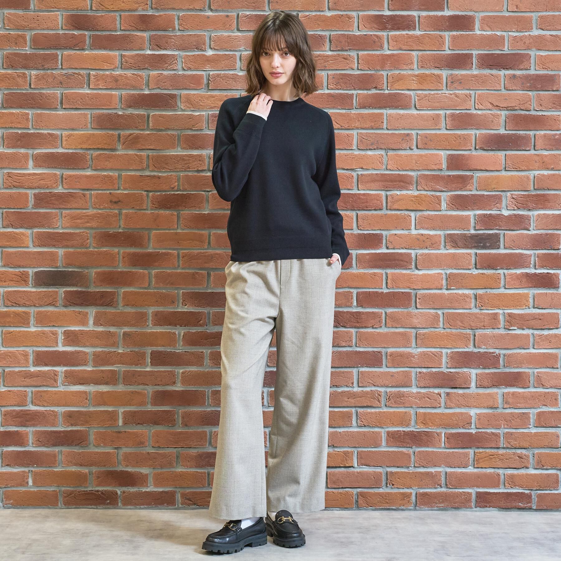 DRESSTERIOR「【6色展開/マシンウォッシャブル】コットンカシミヤニット」|ニット・セーター|