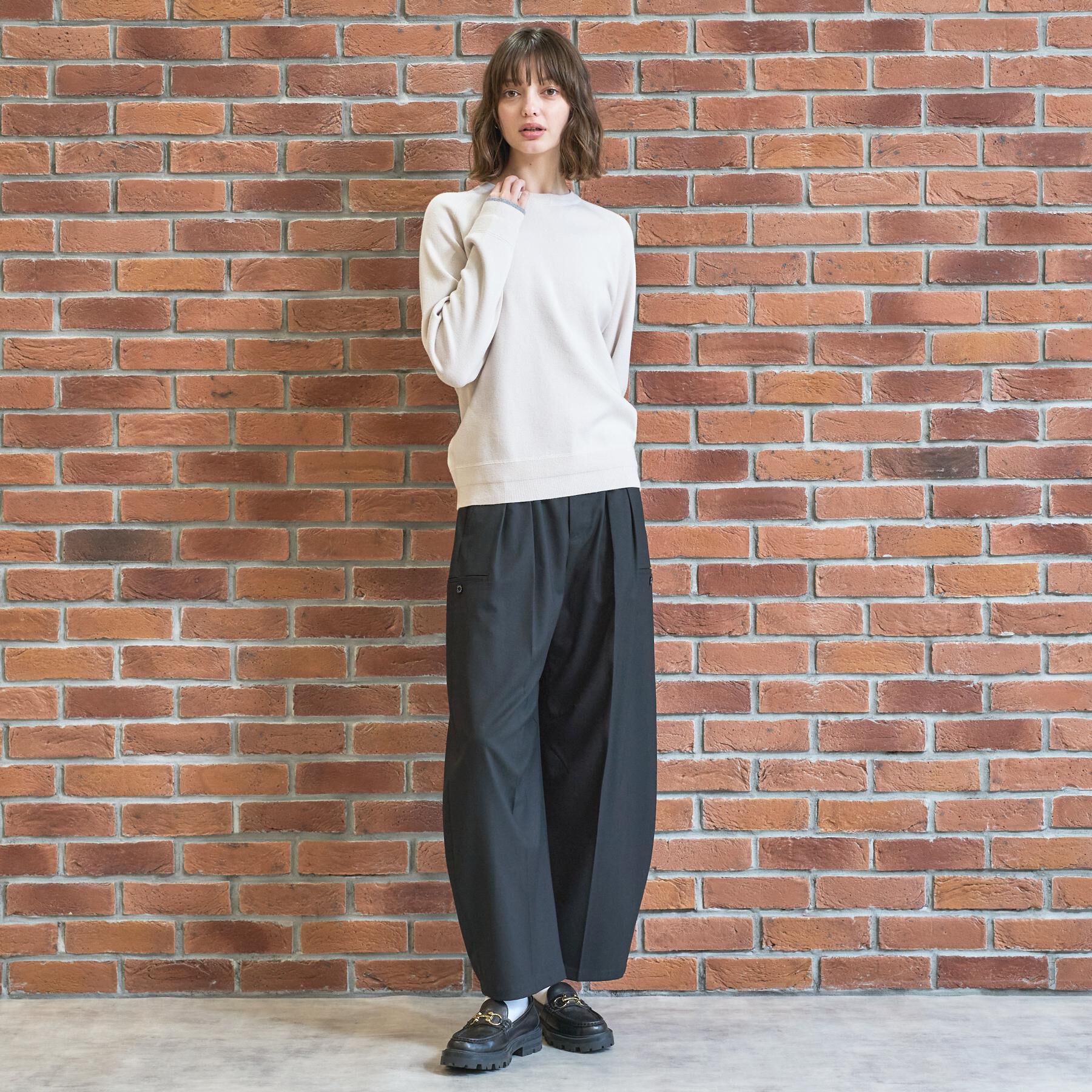 DRESSTERIOR「【6色展開/マシンウォッシャブル】コットンカシミヤニット」|ニット・セーター|