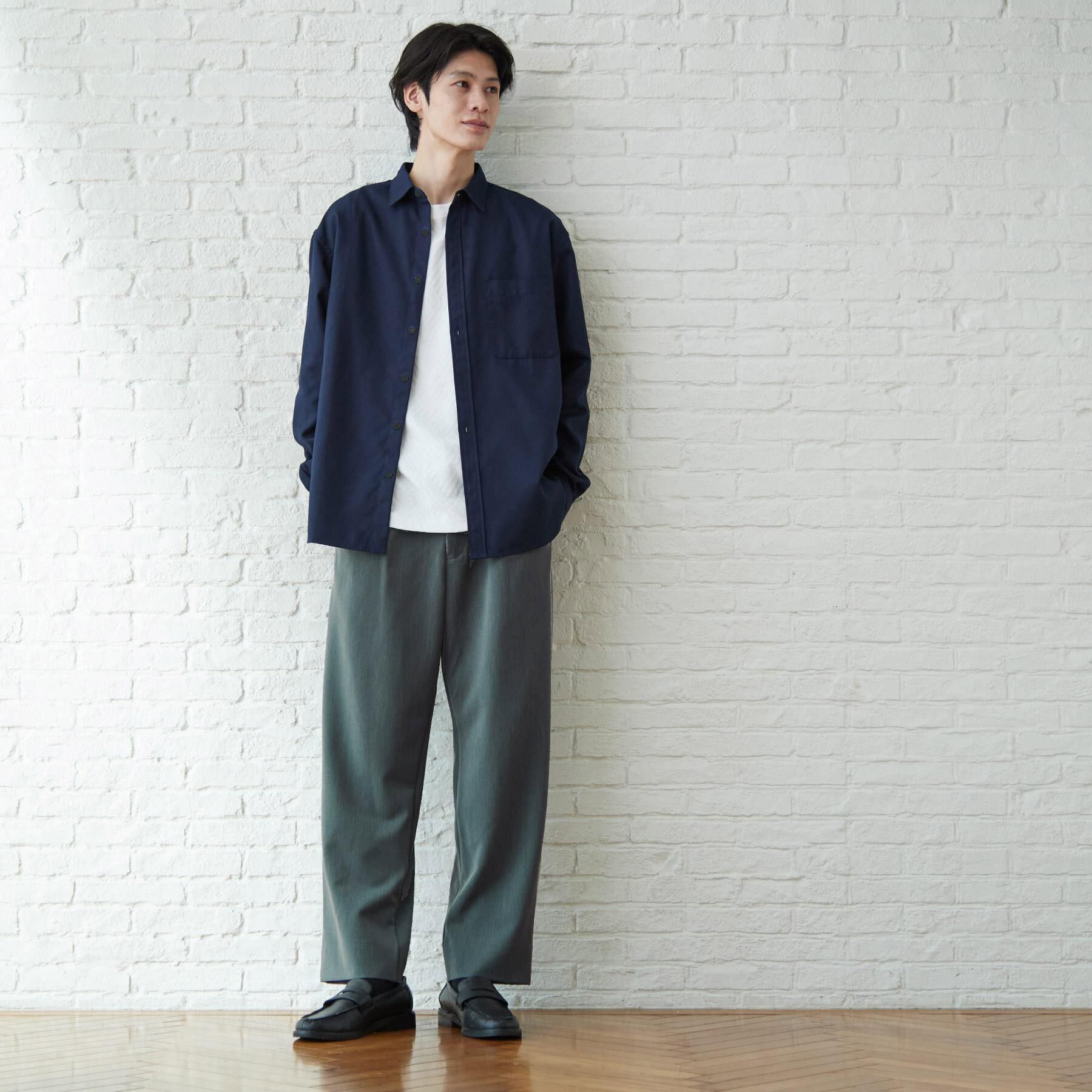 THE SHOP TK「【防シワ／洗濯機OK】アソート 長袖ネルシャツ」|シャツ・ブラウス|