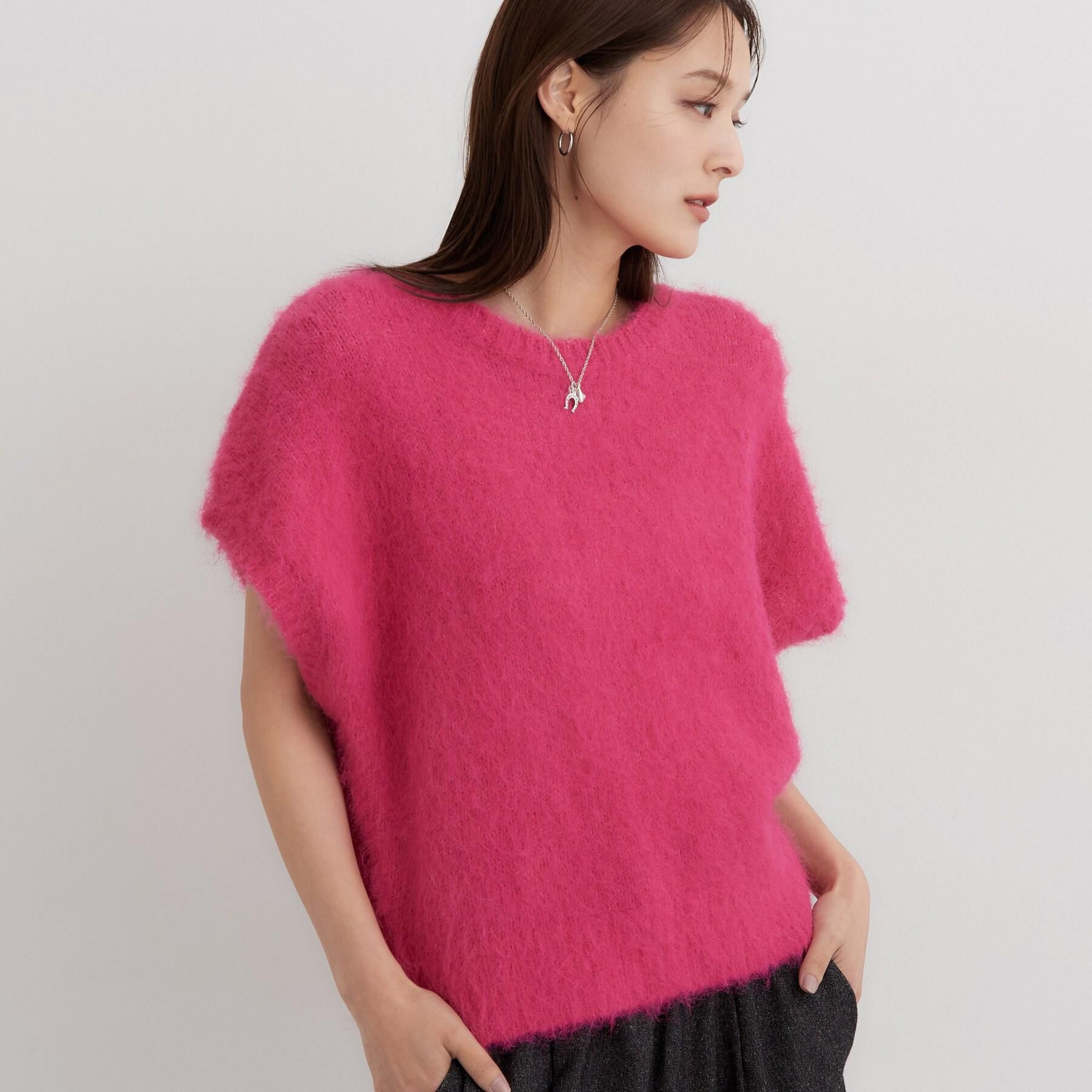 THE SHOP TK「ふわふわシャギーフレンチニット」|ニット・セーター|