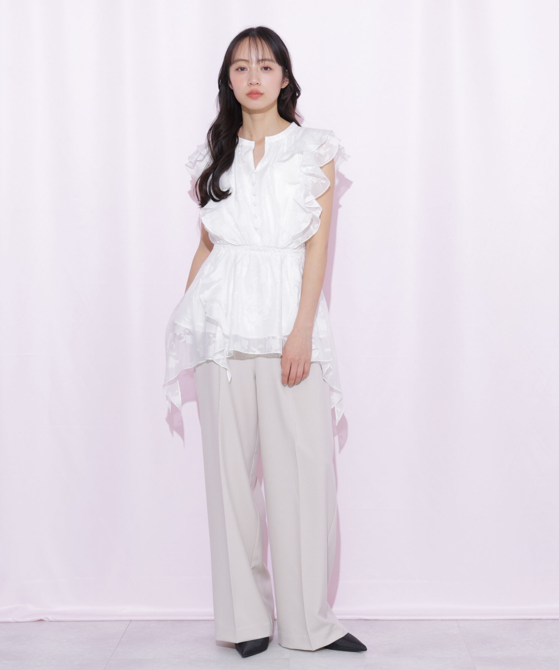  「〈セットアップ対応〉サマーツイルワイドパンツ」|その他|