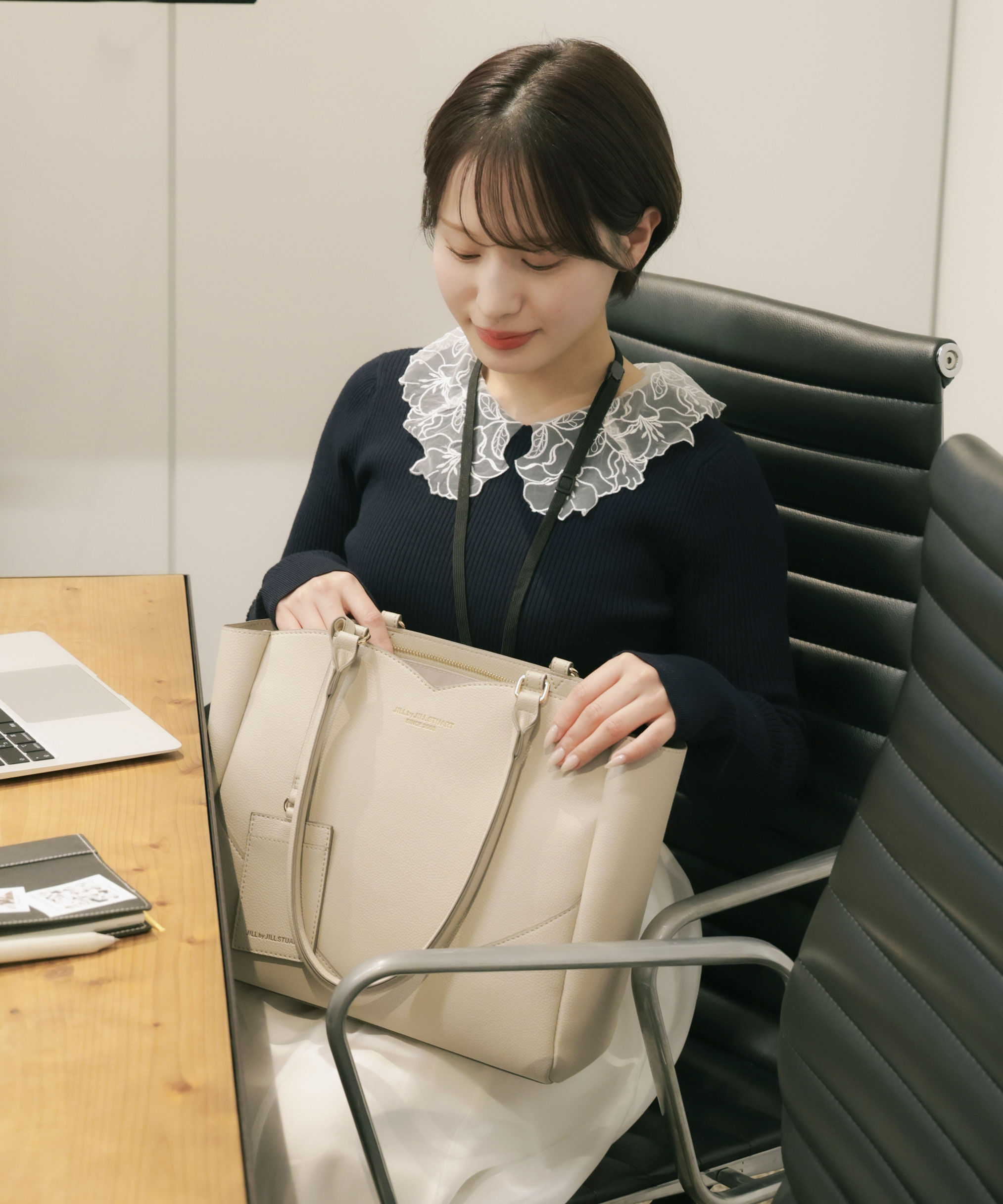  「ハートカッティングA4トートバッグ」|その他|